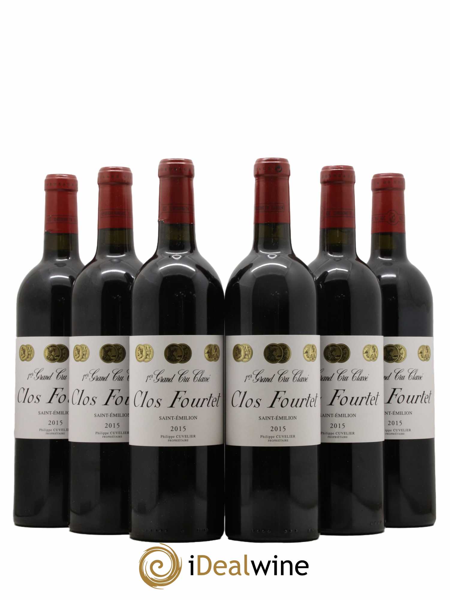 Clos Fourtet 1er Grand Cru Classé B 2015 - Lot de 6 bouteilles - 0
