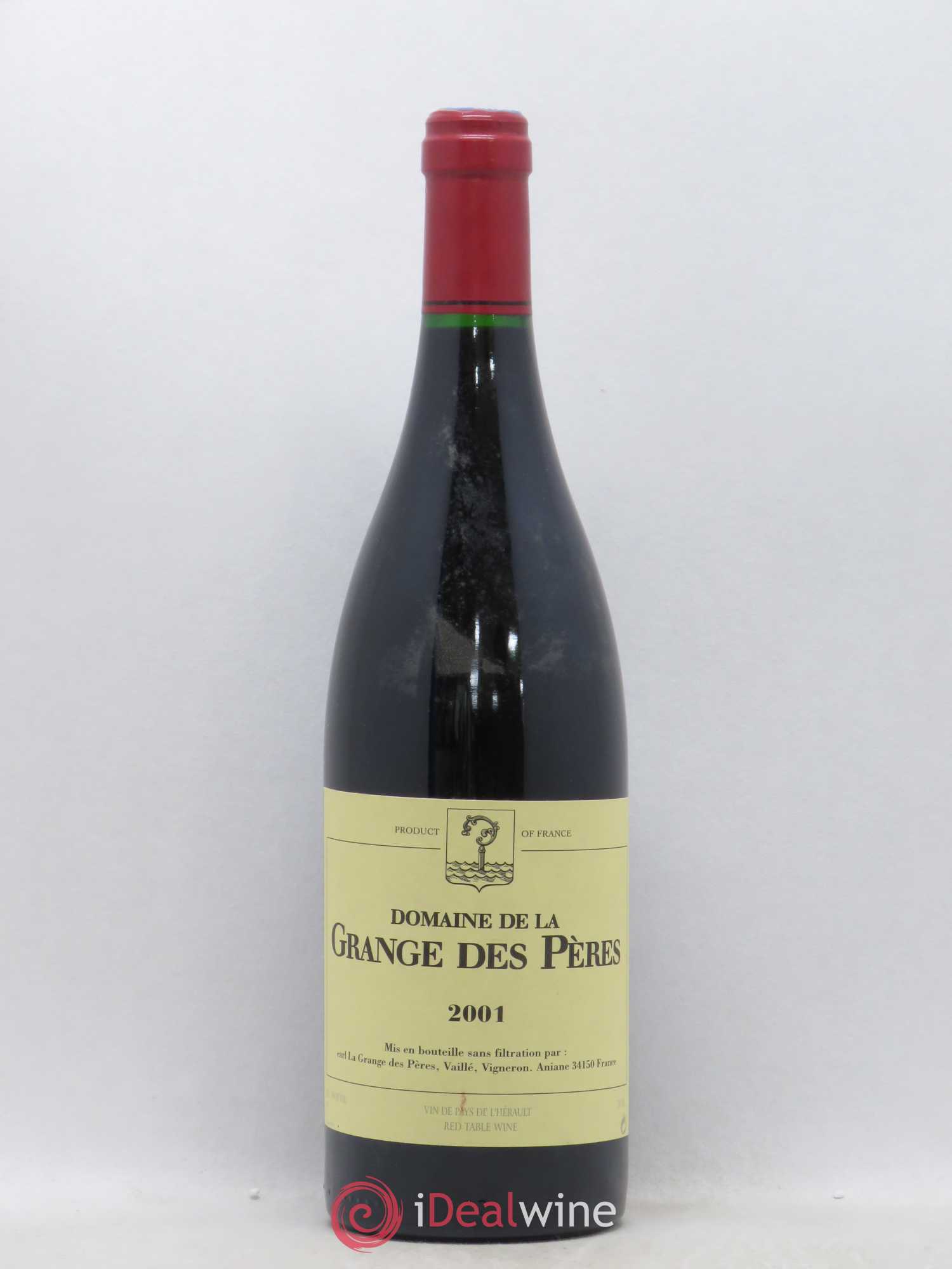 Pays d'Hérault Grange des Pères Laurent Vaillé 2001 - Lot de 1 bouteille - 0