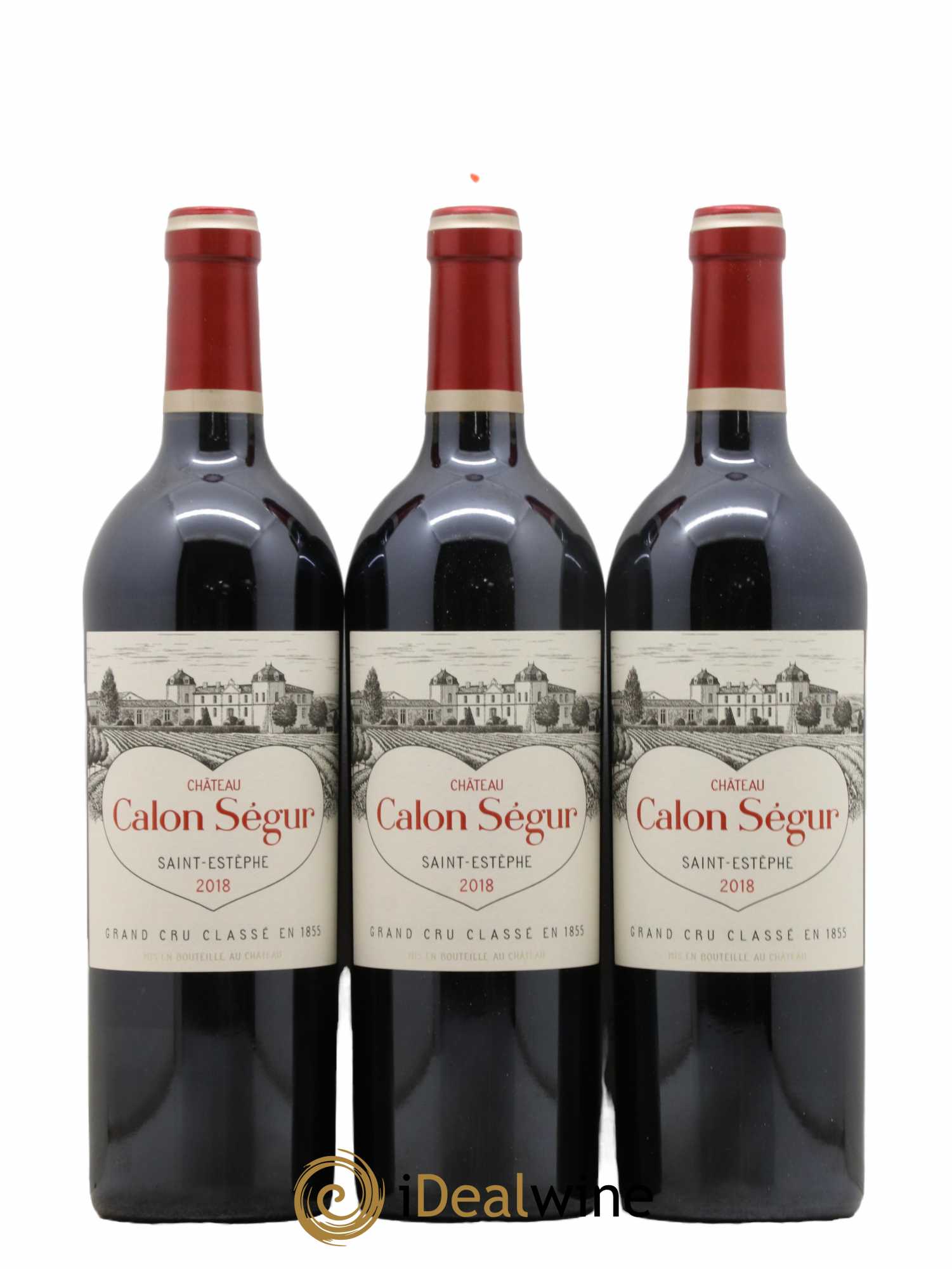 Château Calon Ségur 3ème Grand Cru Classé 2018 - Lot de 12 bouteilles - 1