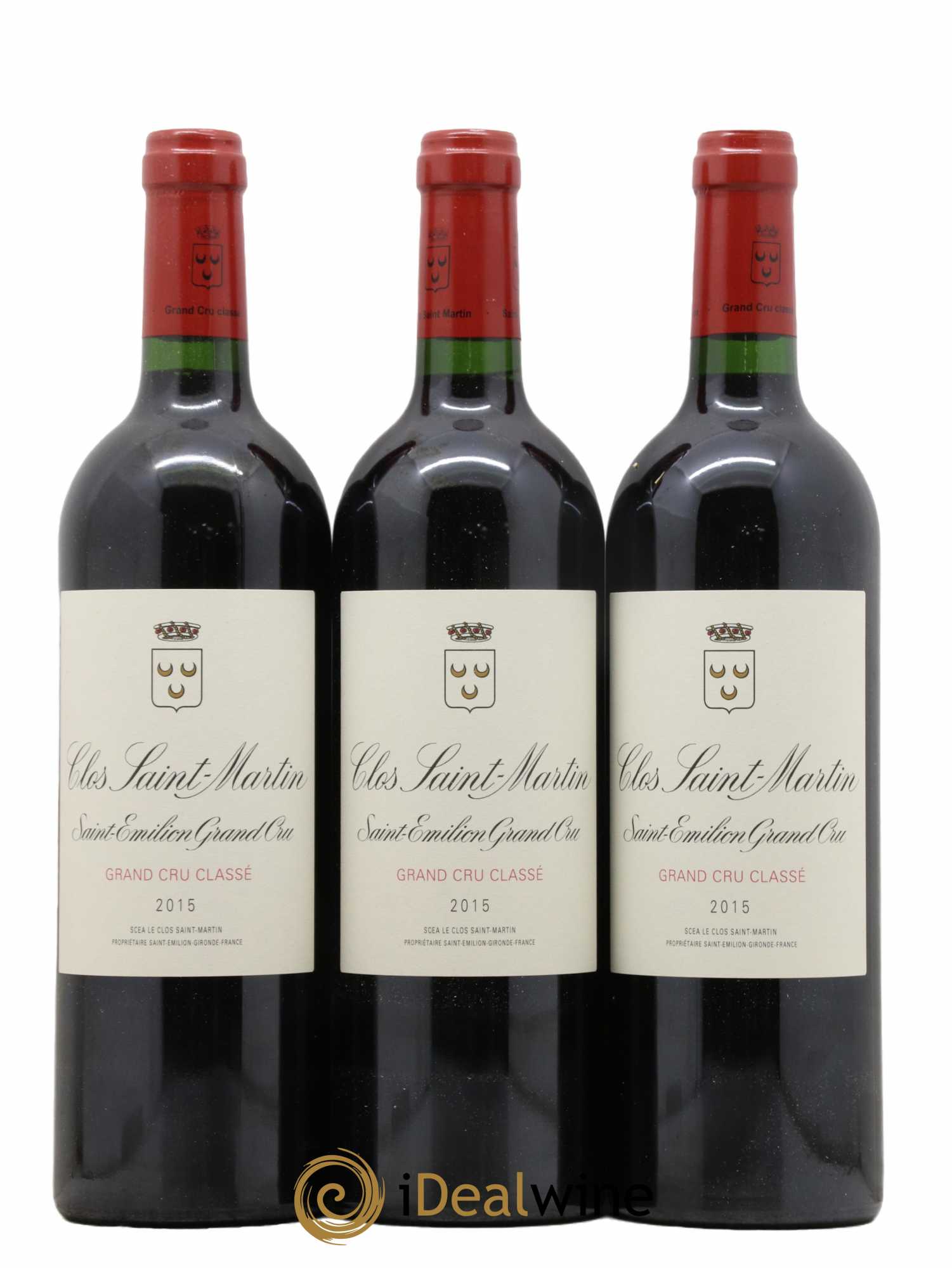Clos Saint Martin Grand Cru Classé 2015 - Posten von 6 Flaschen - 1