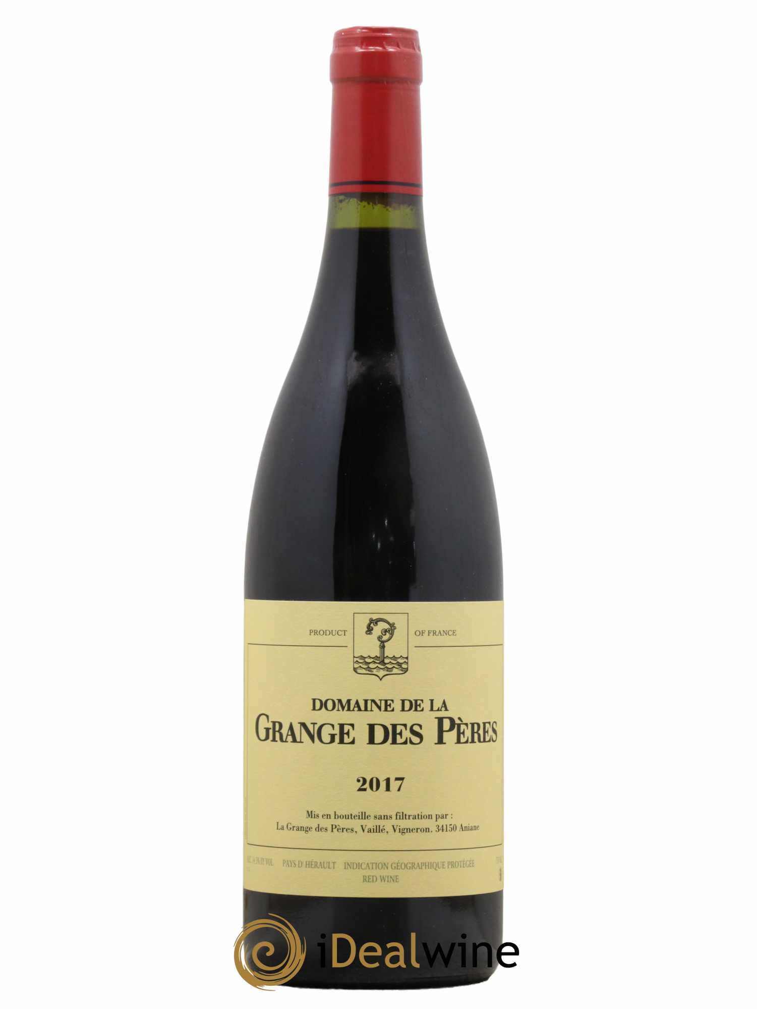 Pays d'Hérault Grange des Pères Laurent Vaillé 2017 - Lot de 1 bouteille - 0