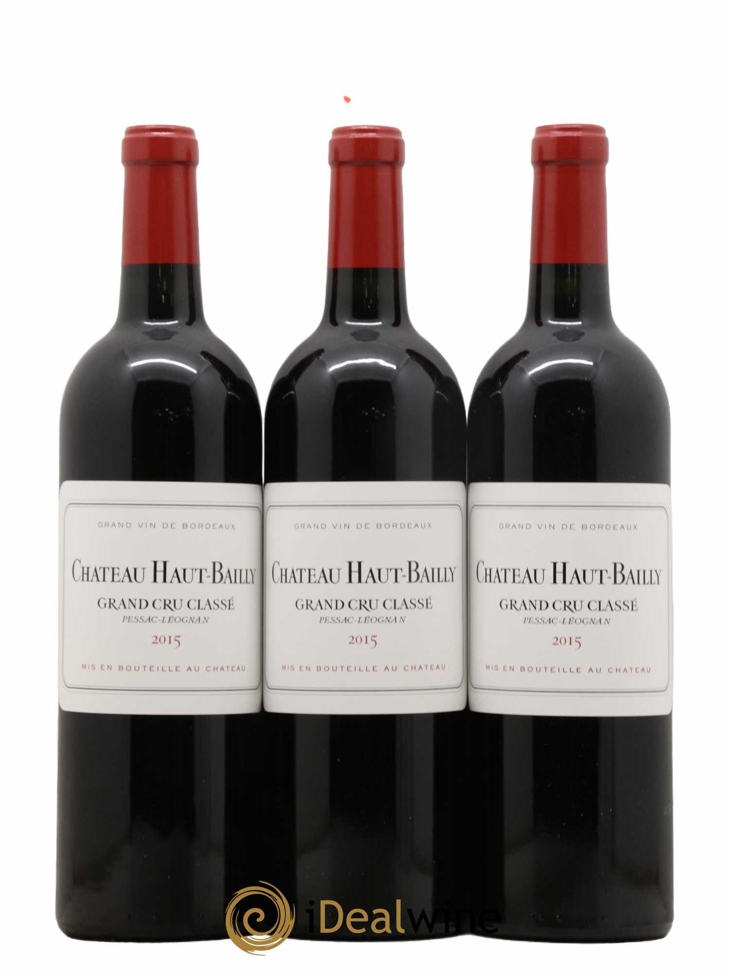 Château Haut-Bailly Cru Classé de Graves 2015 - Lot de 12 bouteilles - 1