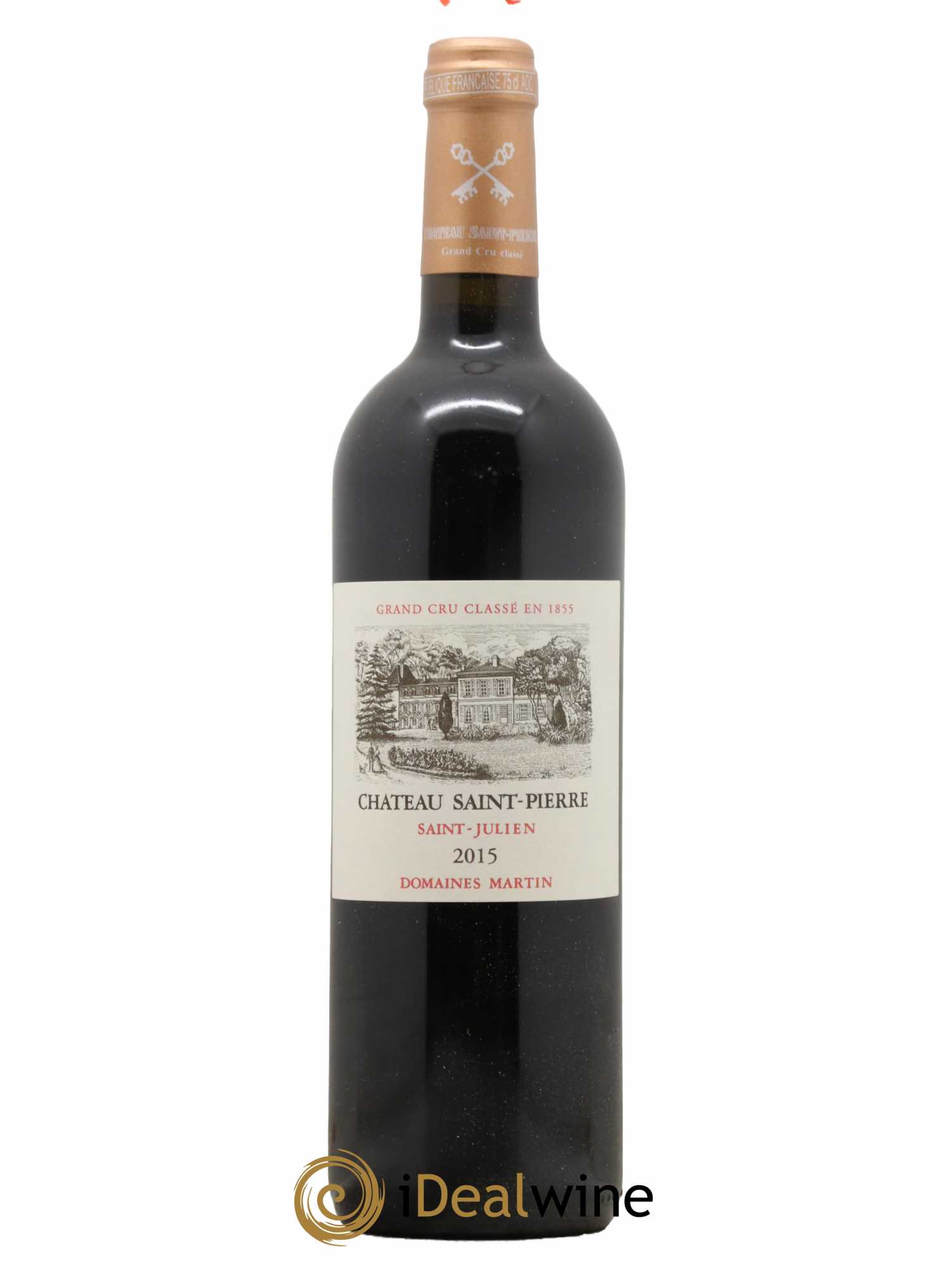 Château Saint-Pierre 4ème Grand Cru Classé 2015 - Lot de 1 bouteille - 0