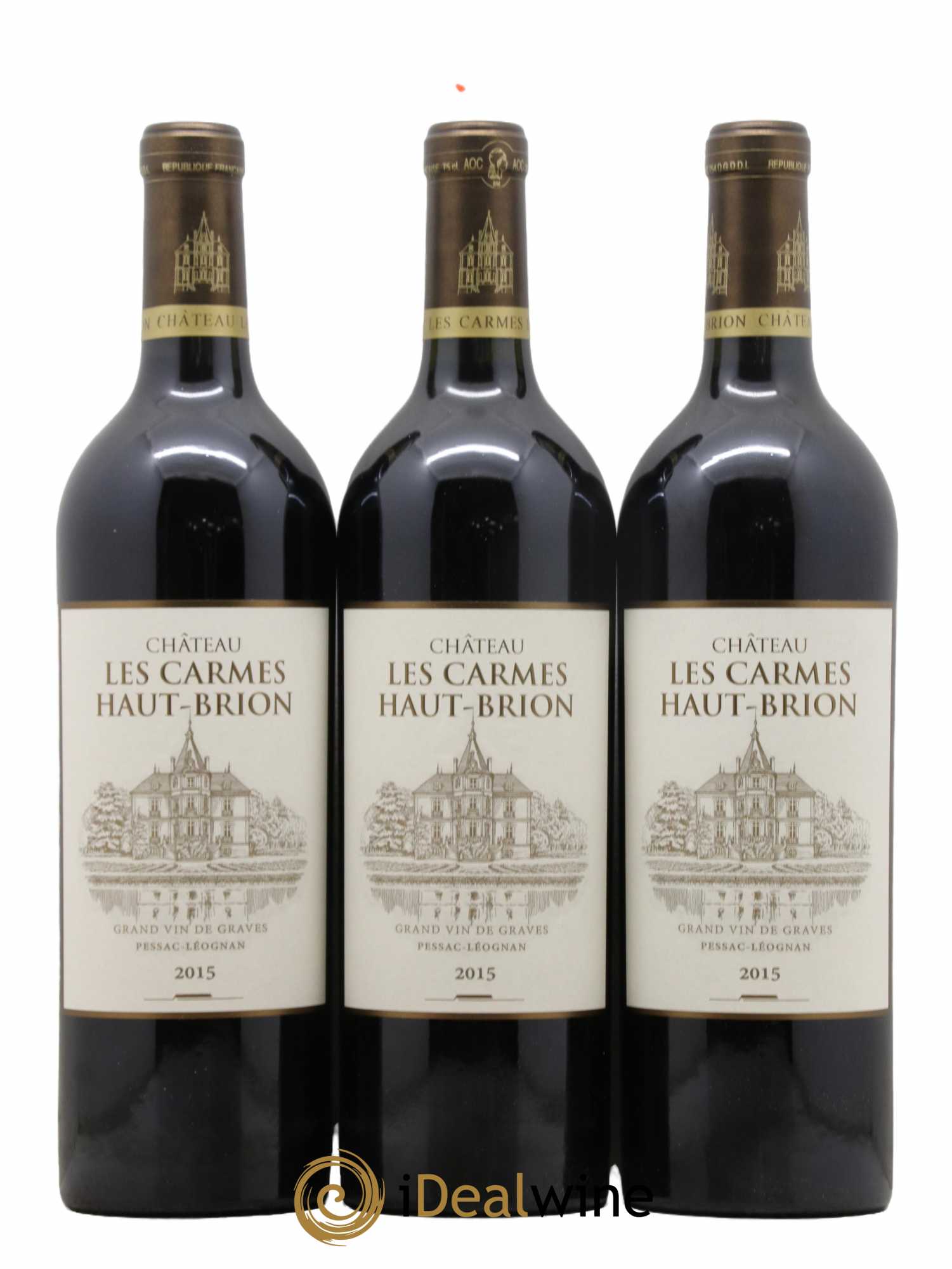 Château Les Carmes Haut-Brion 2015 - Lot de 12 bouteilles - 1