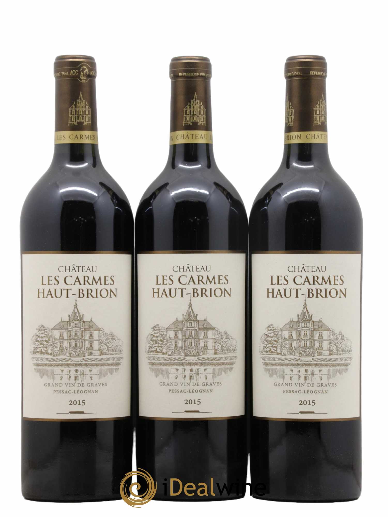 Château Les Carmes Haut-Brion 2015 - Lot de 12 bouteilles - 2