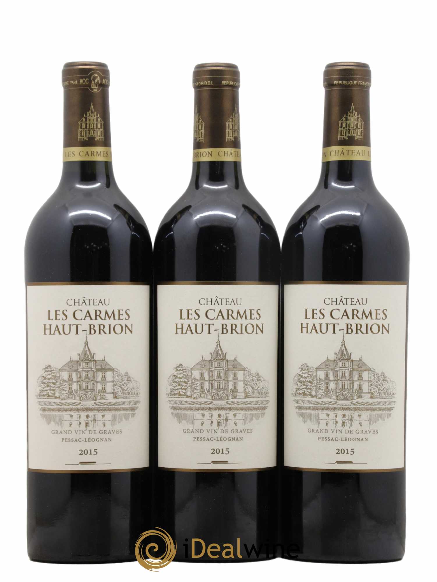 Château Les Carmes Haut-Brion 2015 - Lot de 12 bouteilles - 3