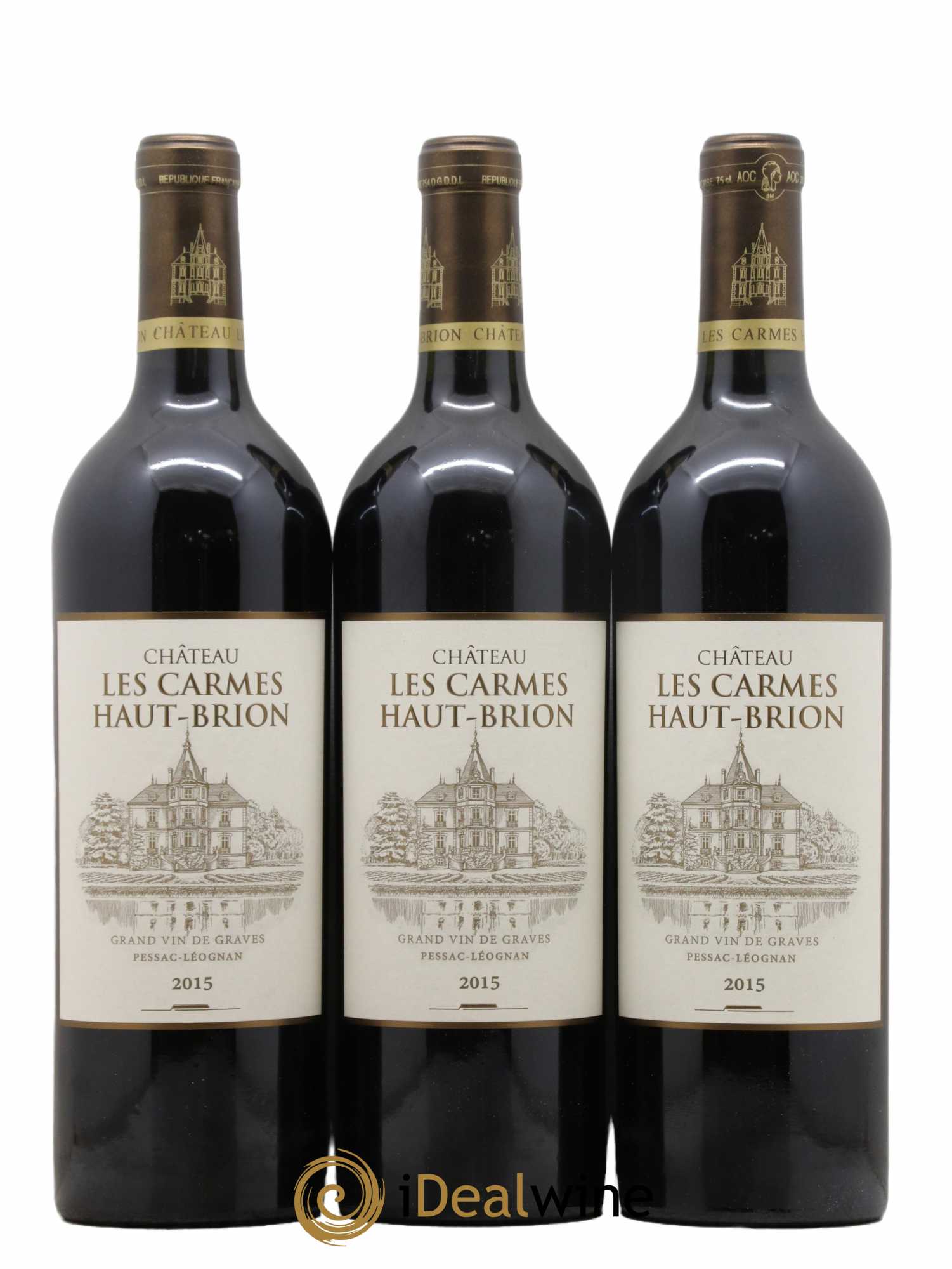 Château Les Carmes Haut-Brion 2015 - Lot de 12 bouteilles - 4