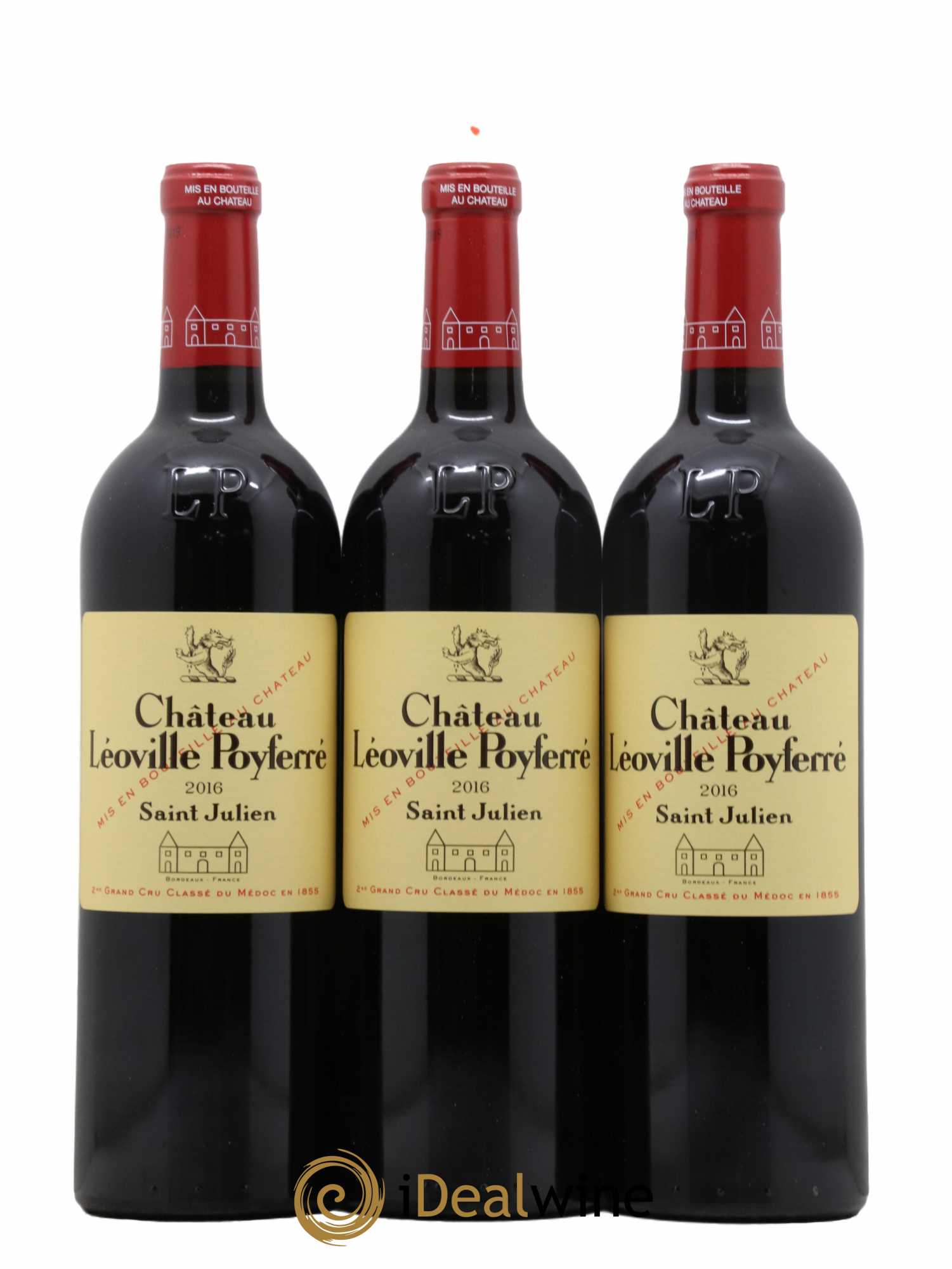 Château Léoville Poyferré 2ème Grand Cru Classé 2016 - Lot de 12 bouteilles - 1