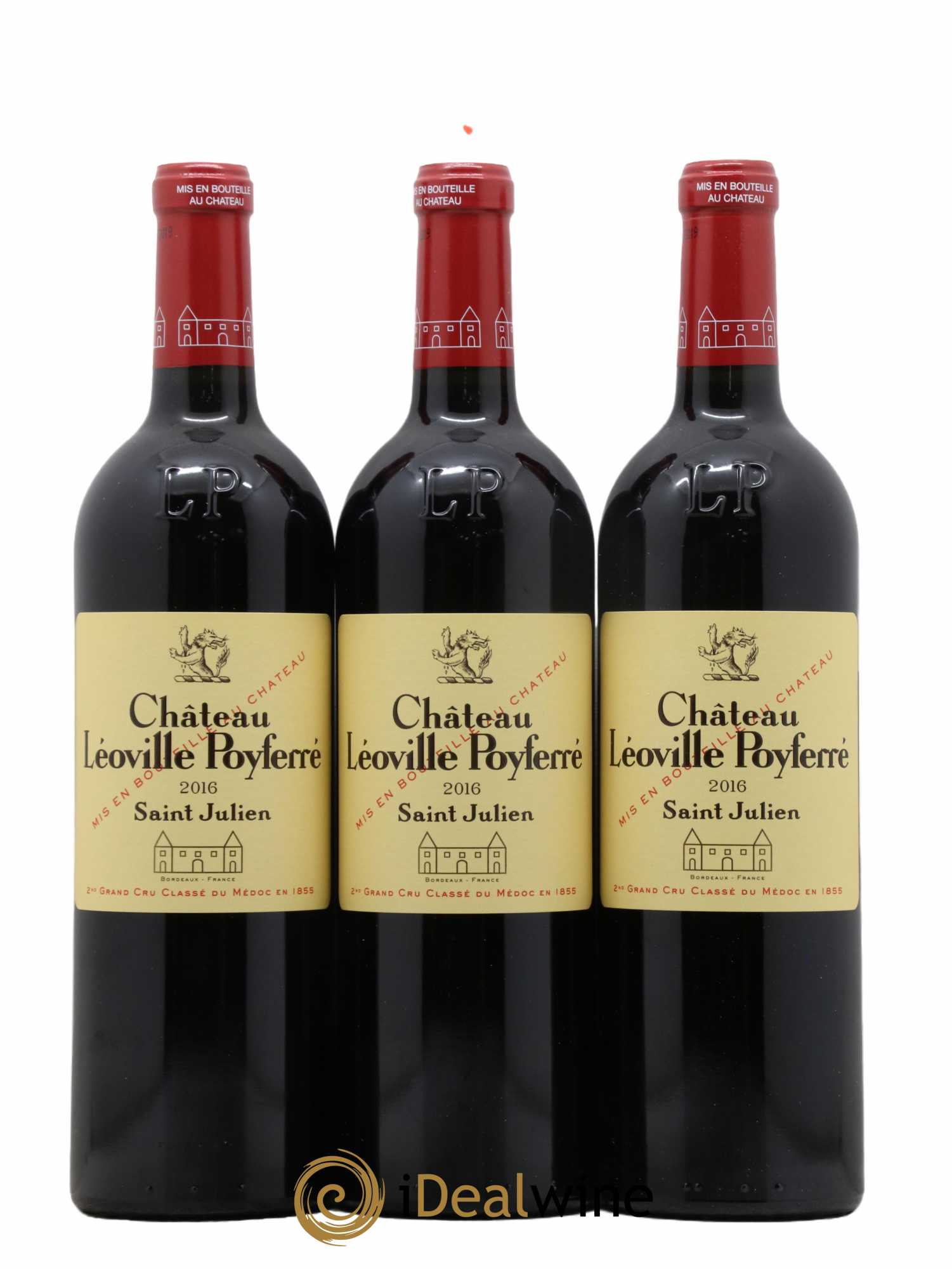 Château Léoville Poyferré 2ème Grand Cru Classé 2016 - Lot de 12 bouteilles - 2