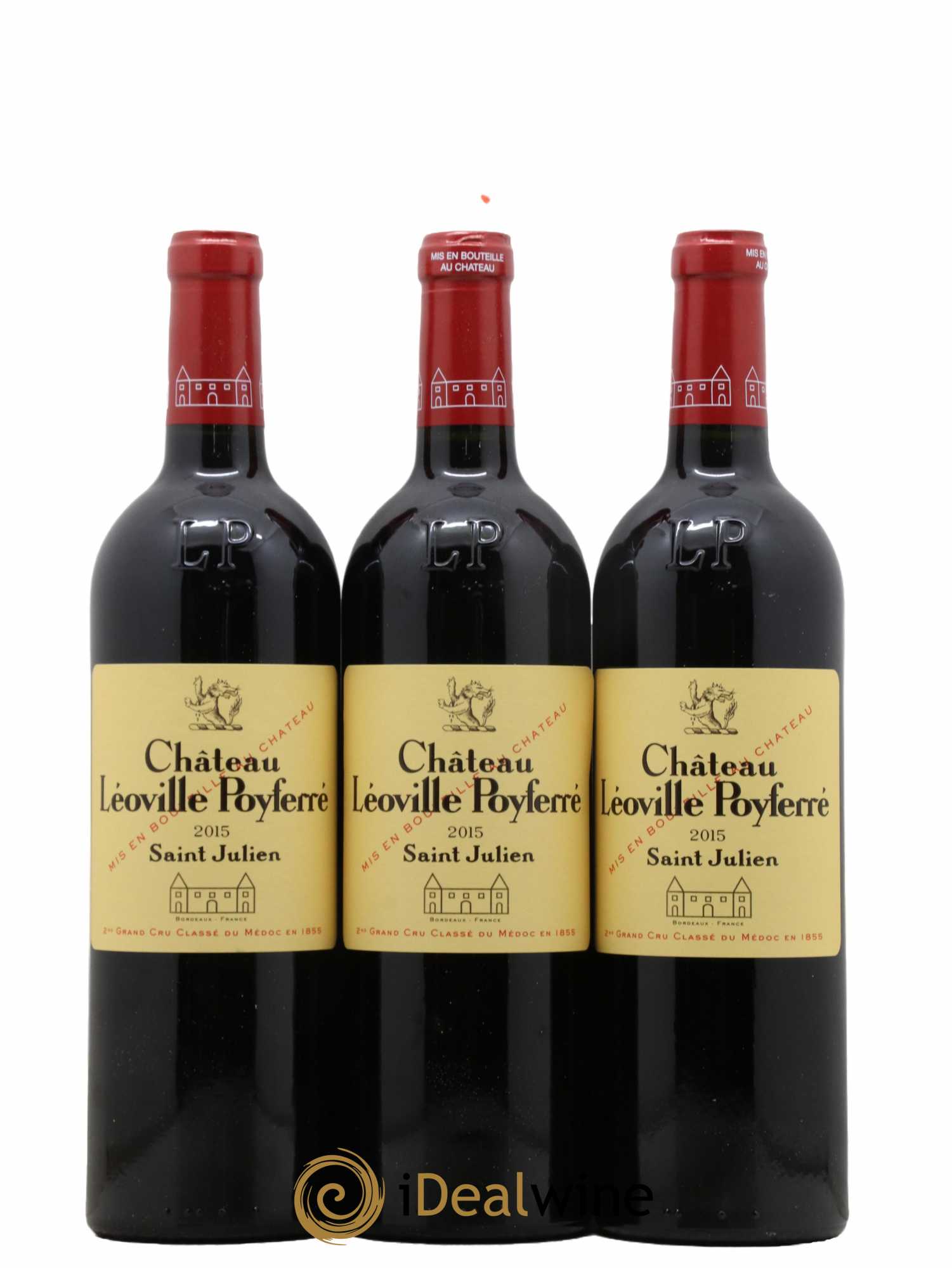 Château Léoville Poyferré 2ème Grand Cru Classé 2015 - Lot de 12 bouteilles - 1