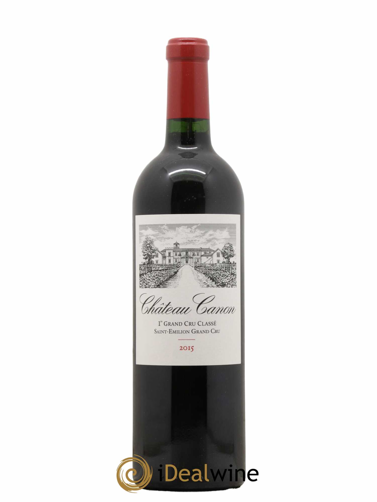 Château Canon 1er Grand Cru Classé B 2015 - Lot de 1 bouteille - 0