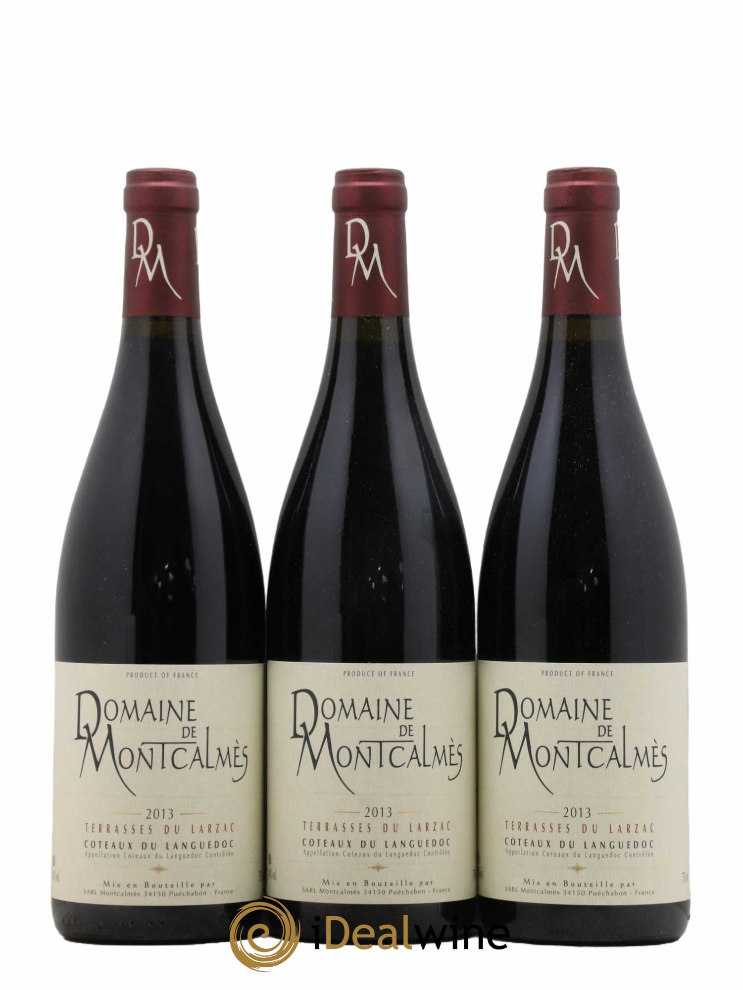 Terrasses du Larzac Domaine de Montcalmès Frédéric Pourtalié 2013 - Lot de 3 bouteilles - 0