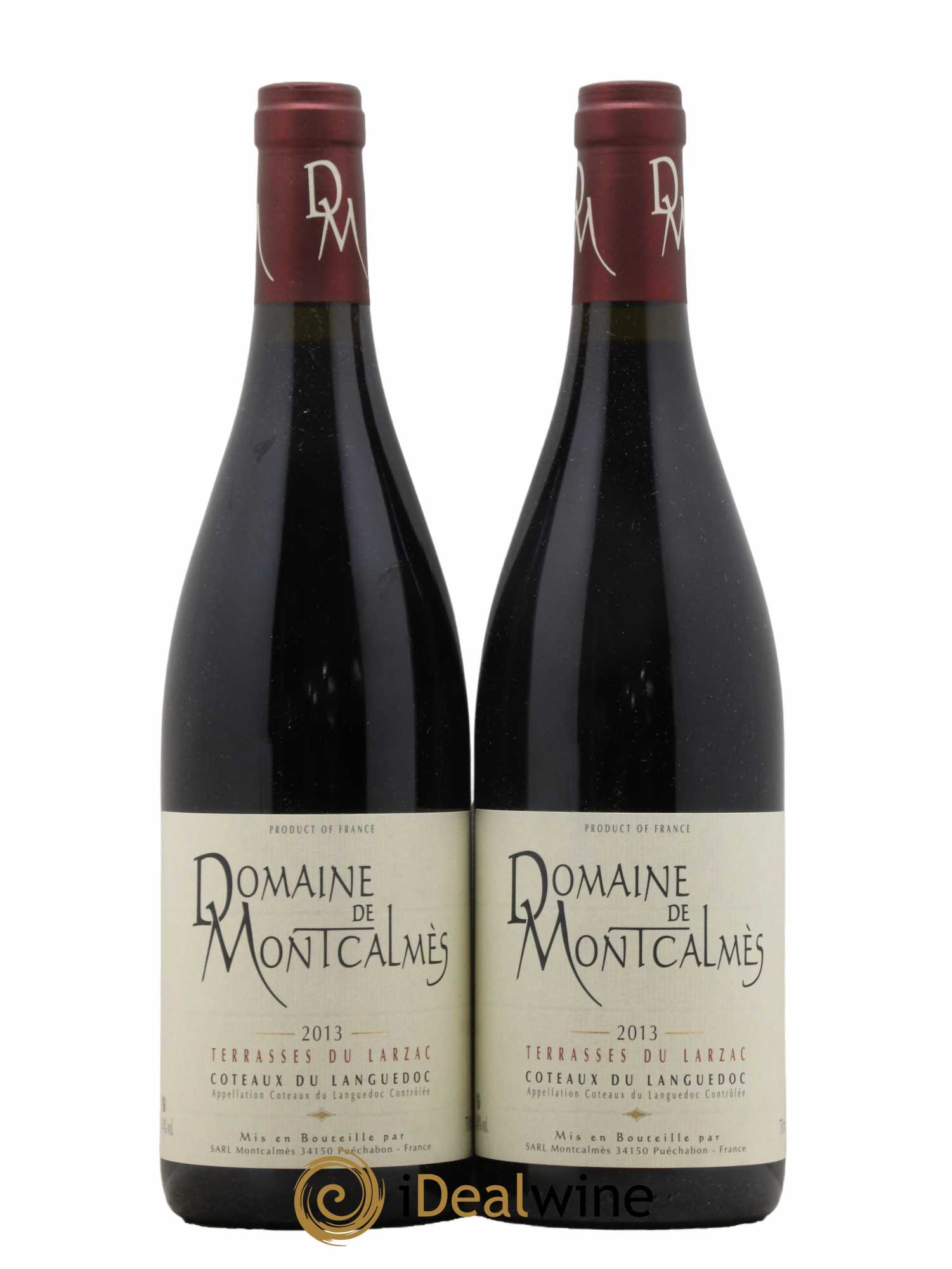 Terrasses du Larzac Domaine de Montcalmès Frédéric Pourtalié 2013 - Lot de 2 bouteilles - 0