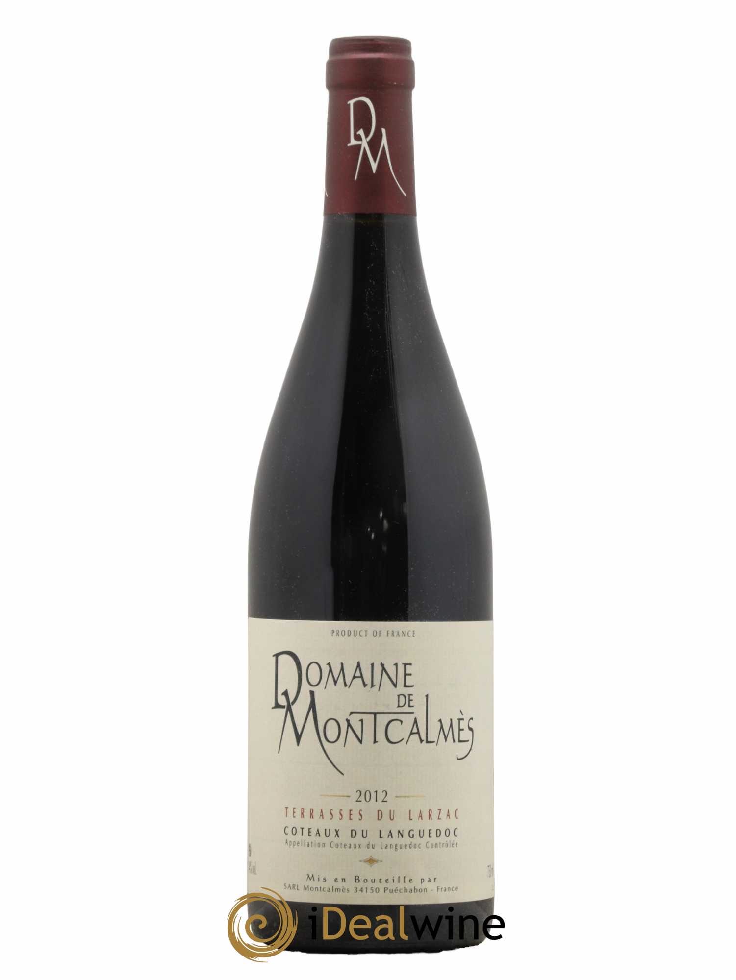 Terrasses du Larzac Domaine de Montcalmès Frédéric Pourtalié 2012 - Lot de 1 bouteille - 0