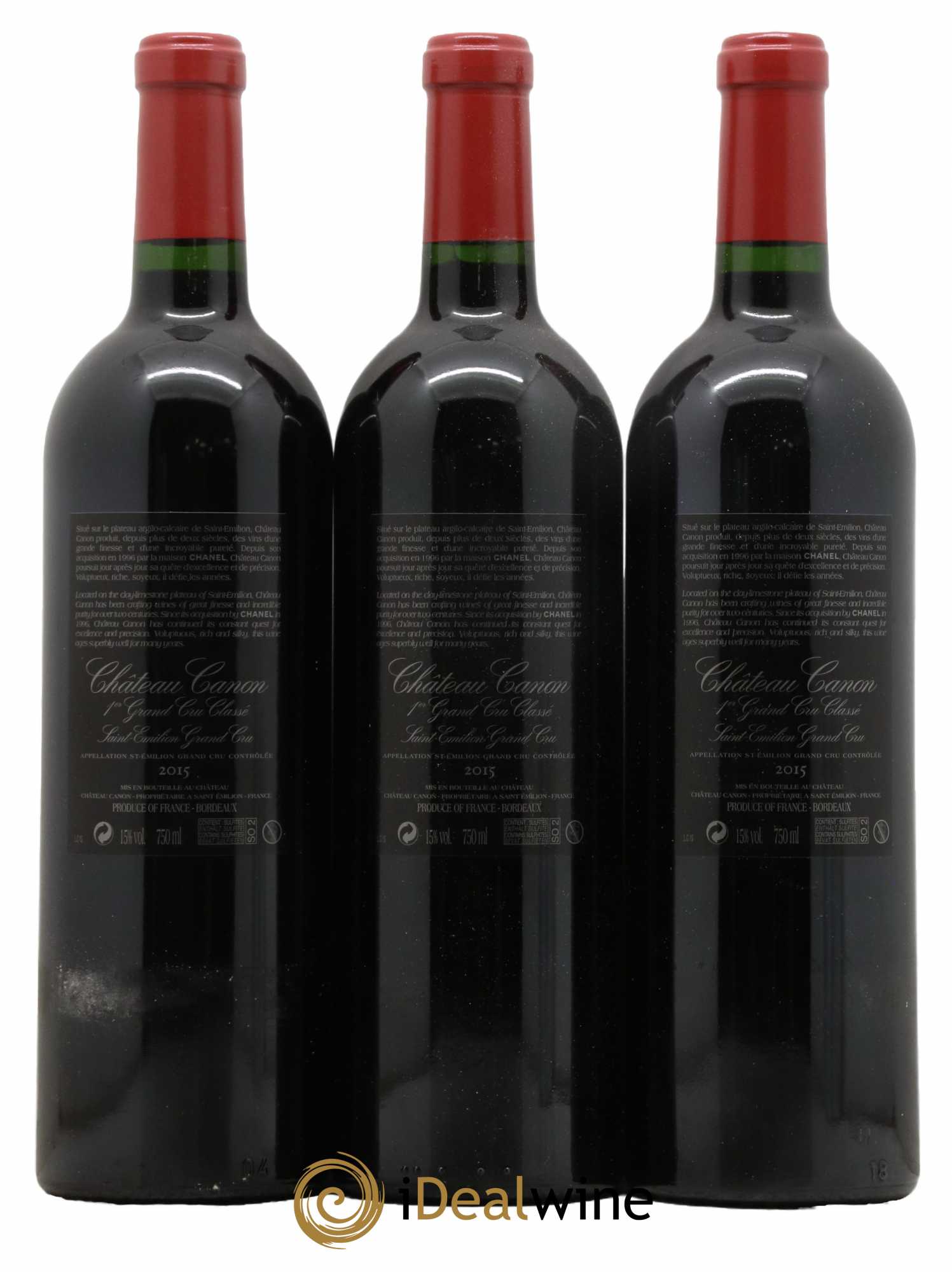 Château Canon 1er Grand Cru Classé B 2015 - Lotto di 6 bottiglie - 4