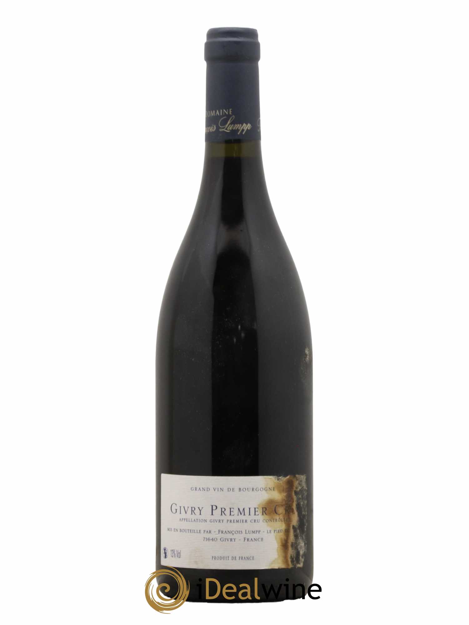 Givry 1er Cru Clos du Cras Long François Lumpp (Domaine) 2017 - Lot de 1 bouteille - 1