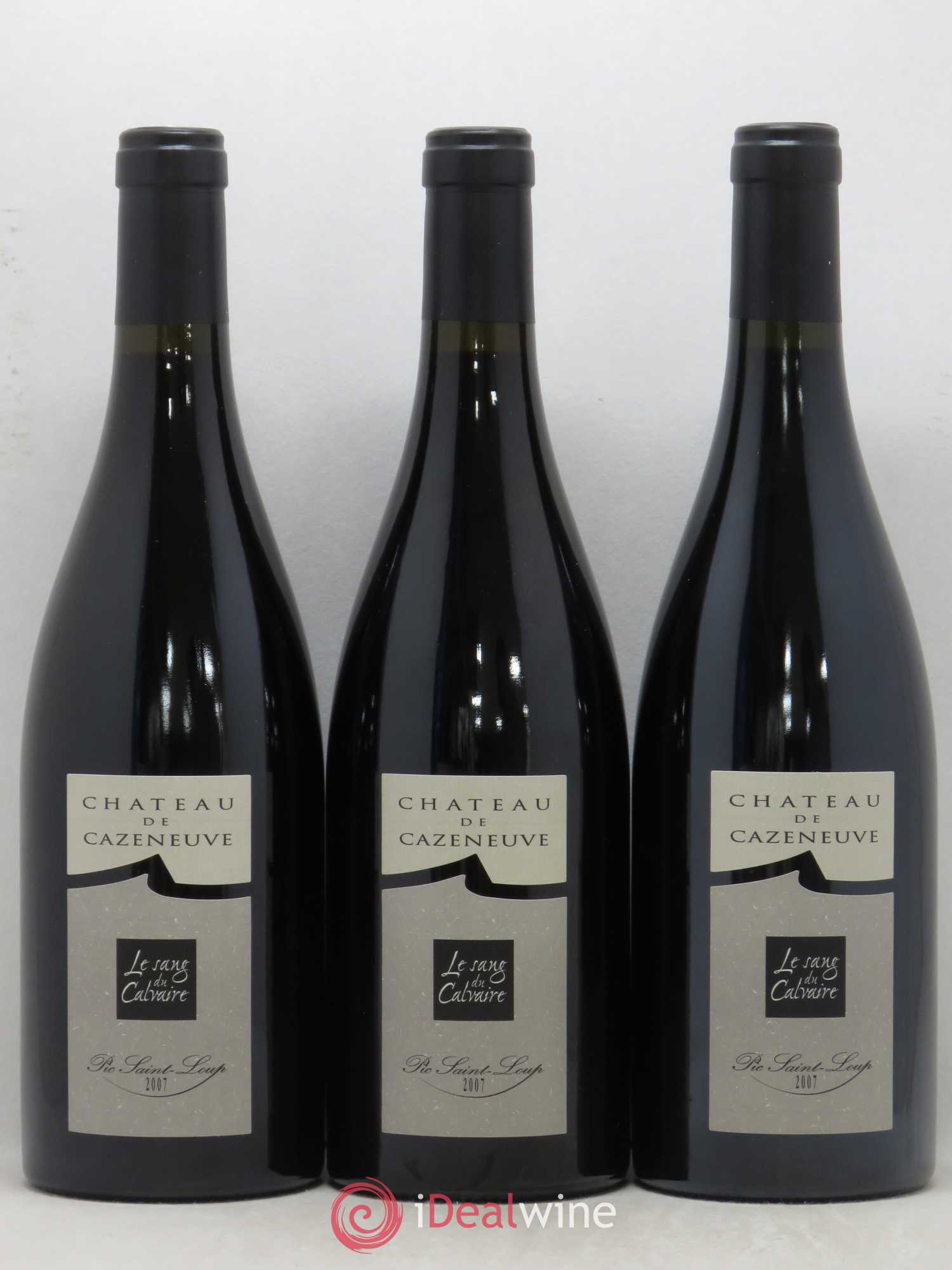 Coteaux du Languedoc Pic Saint Loup Le Sang du Calvaire Domaine de Cazeneuve 2007 - Posten von 6 Flaschen - 1
