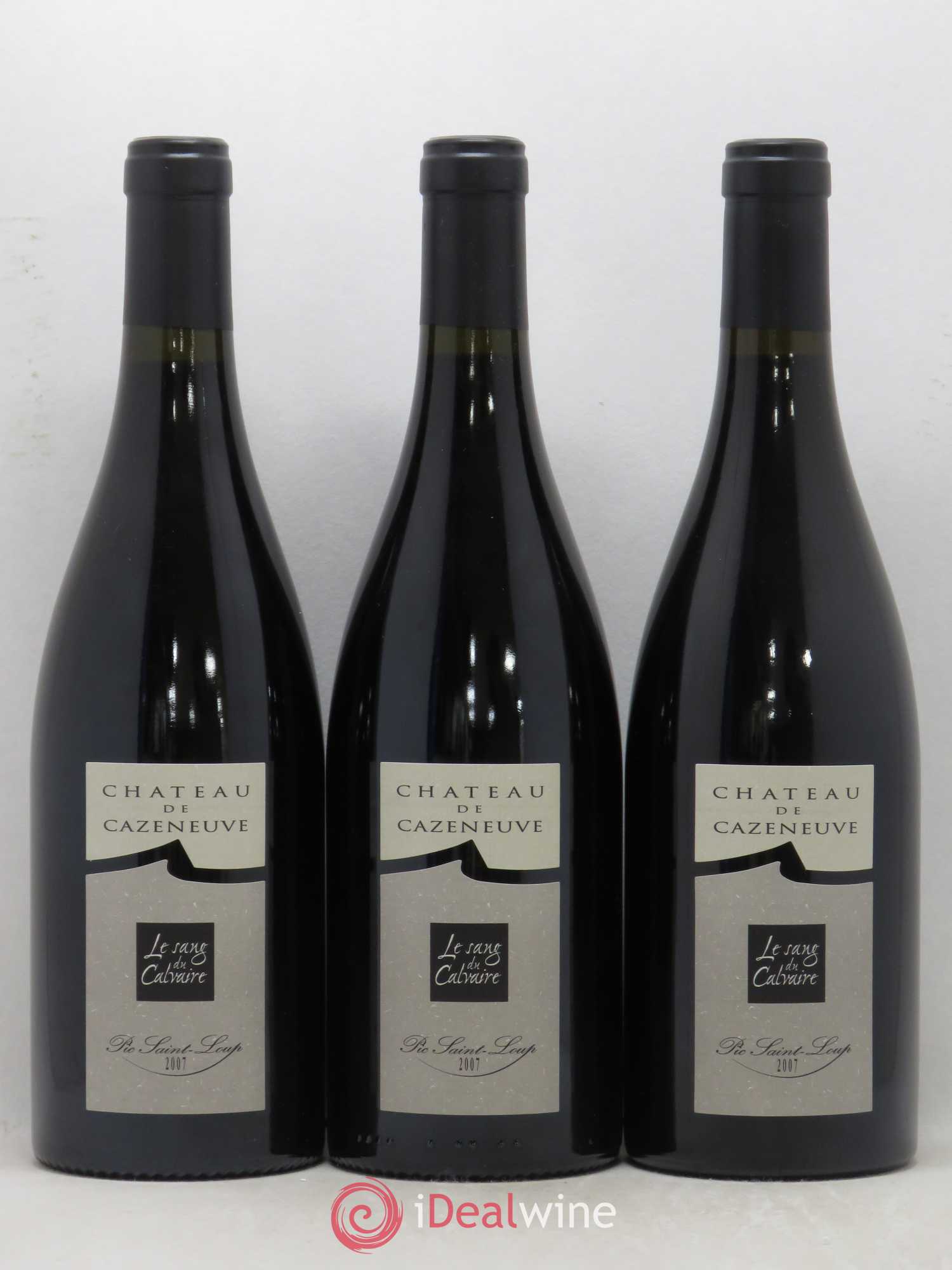 Coteaux du Languedoc Pic Saint Loup Le Sang du Calvaire Domaine de Cazeneuve 2007 - Posten von 6 Flaschen - 1