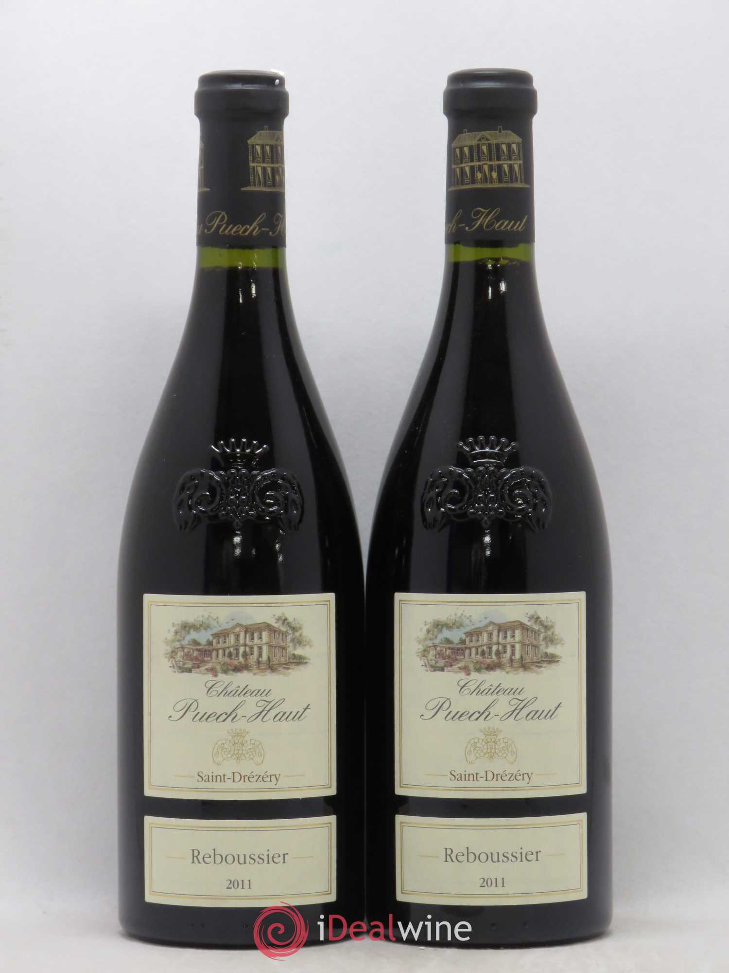 Coteaux du Languedoc Château Puech-Haut Gérard Bru Cuvée Reboussier 2011 - Lot de 2 bouteilles - 0