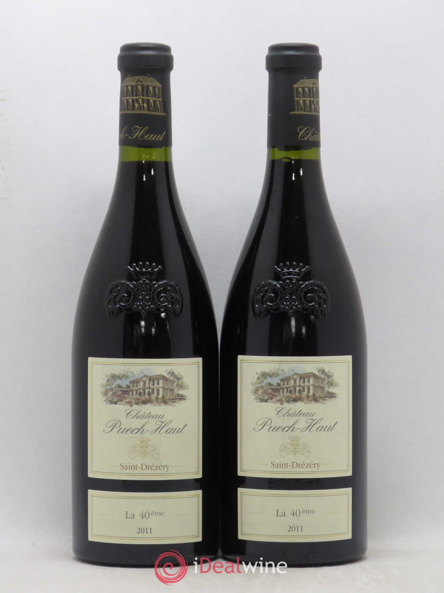 Coteaux du Languedoc Château Puech-Haut Gérard Bru La 40ème 2011 - Lot de 2 bouteilles - 0