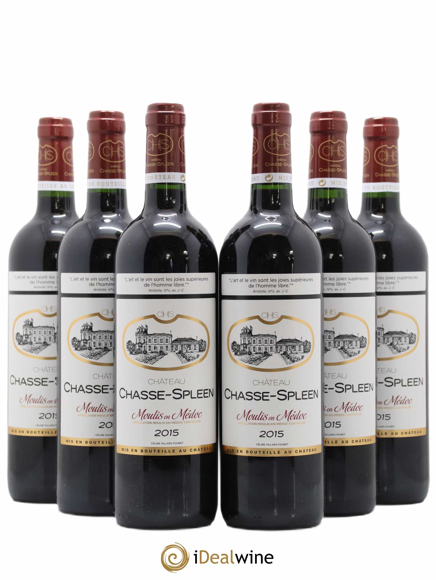 Château Chasse Spleen 2015 - Lot de 6 bouteilles - 0