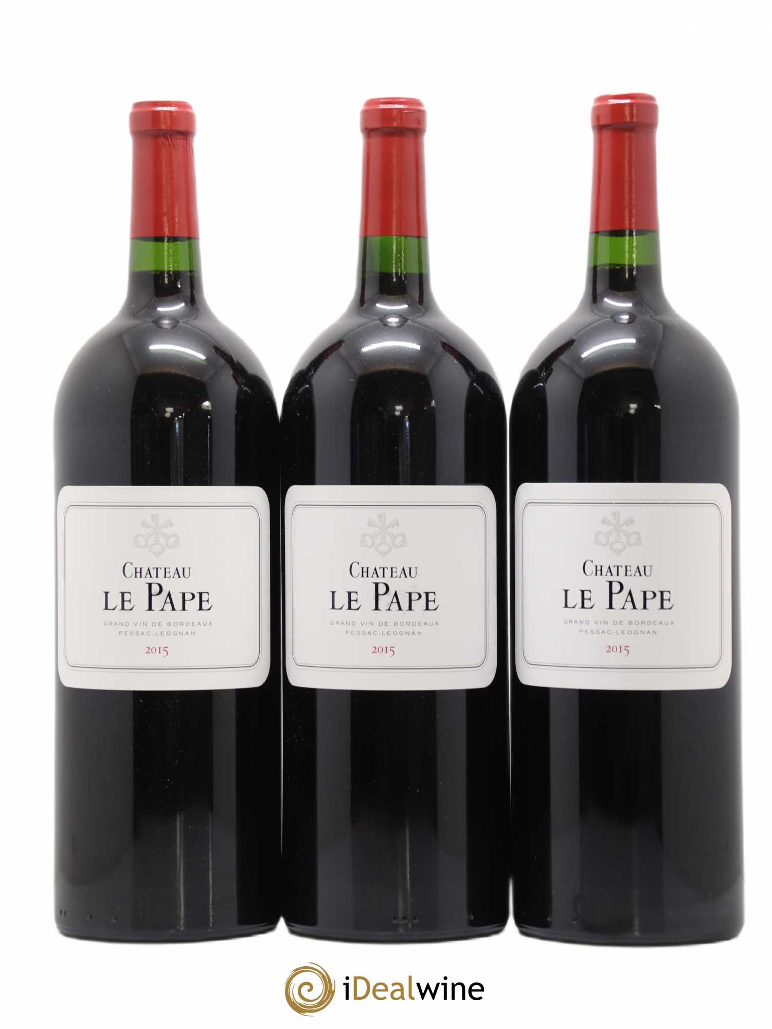 Pauillac Château Le Pape 2015 - Lot de 3 magnums - 0