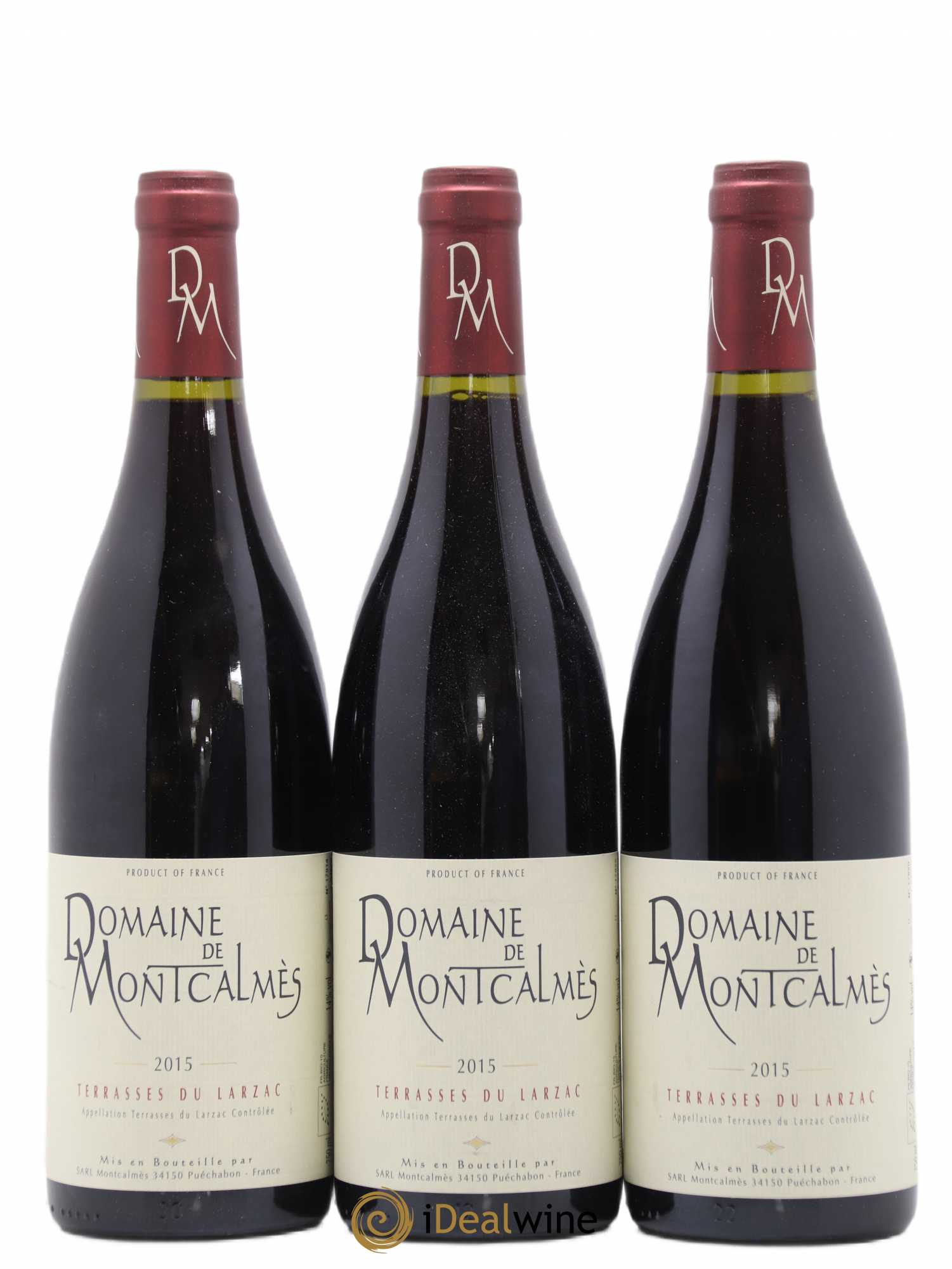 Terrasses du Larzac Domaine de Montcalmès Frédéric Pourtalié 2015 - Lot de 6 bouteilles - 1