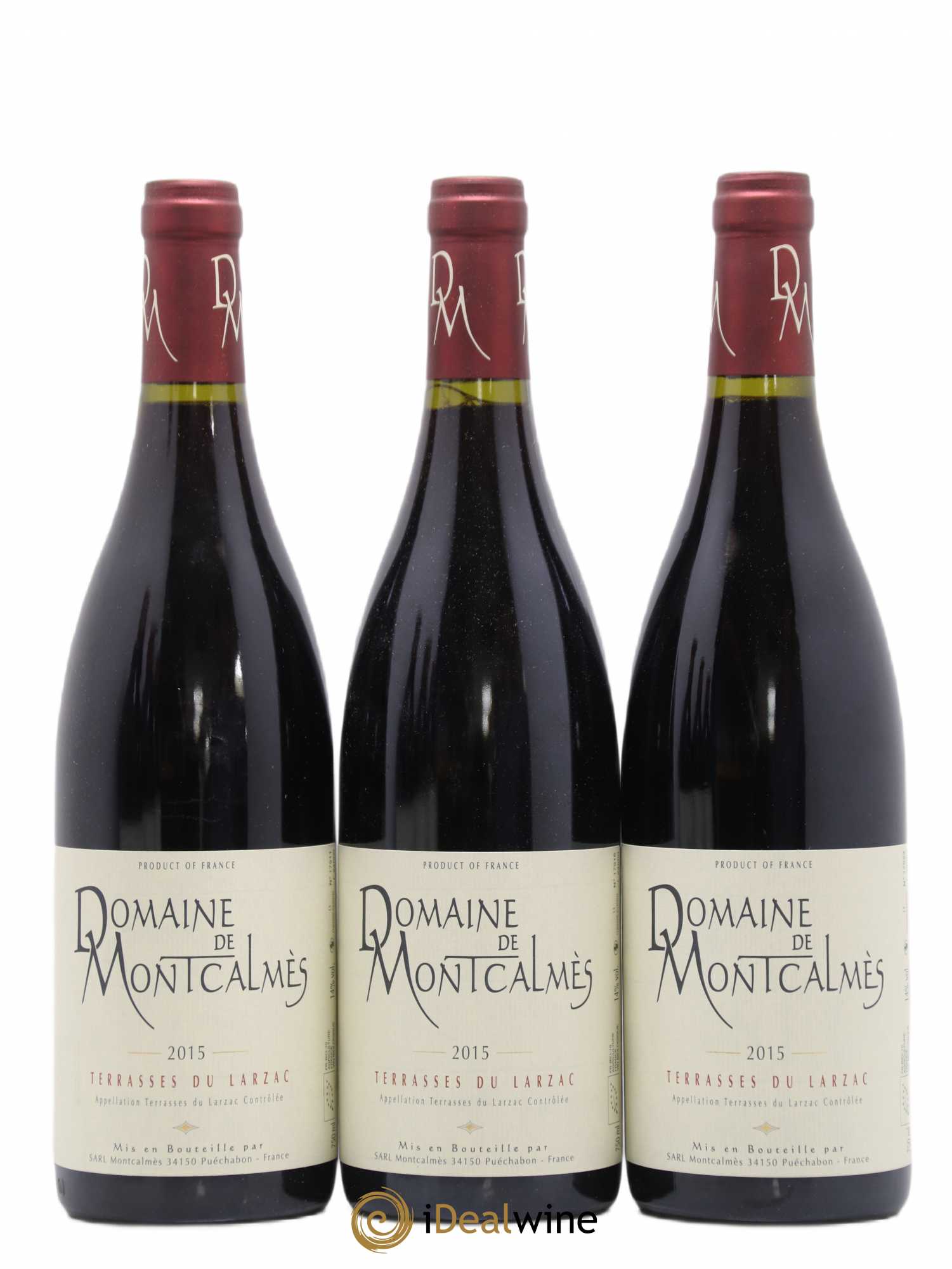 Terrasses du Larzac Domaine de Montcalmès Frédéric Pourtalié 2015 - Lot de 6 bouteilles - 2