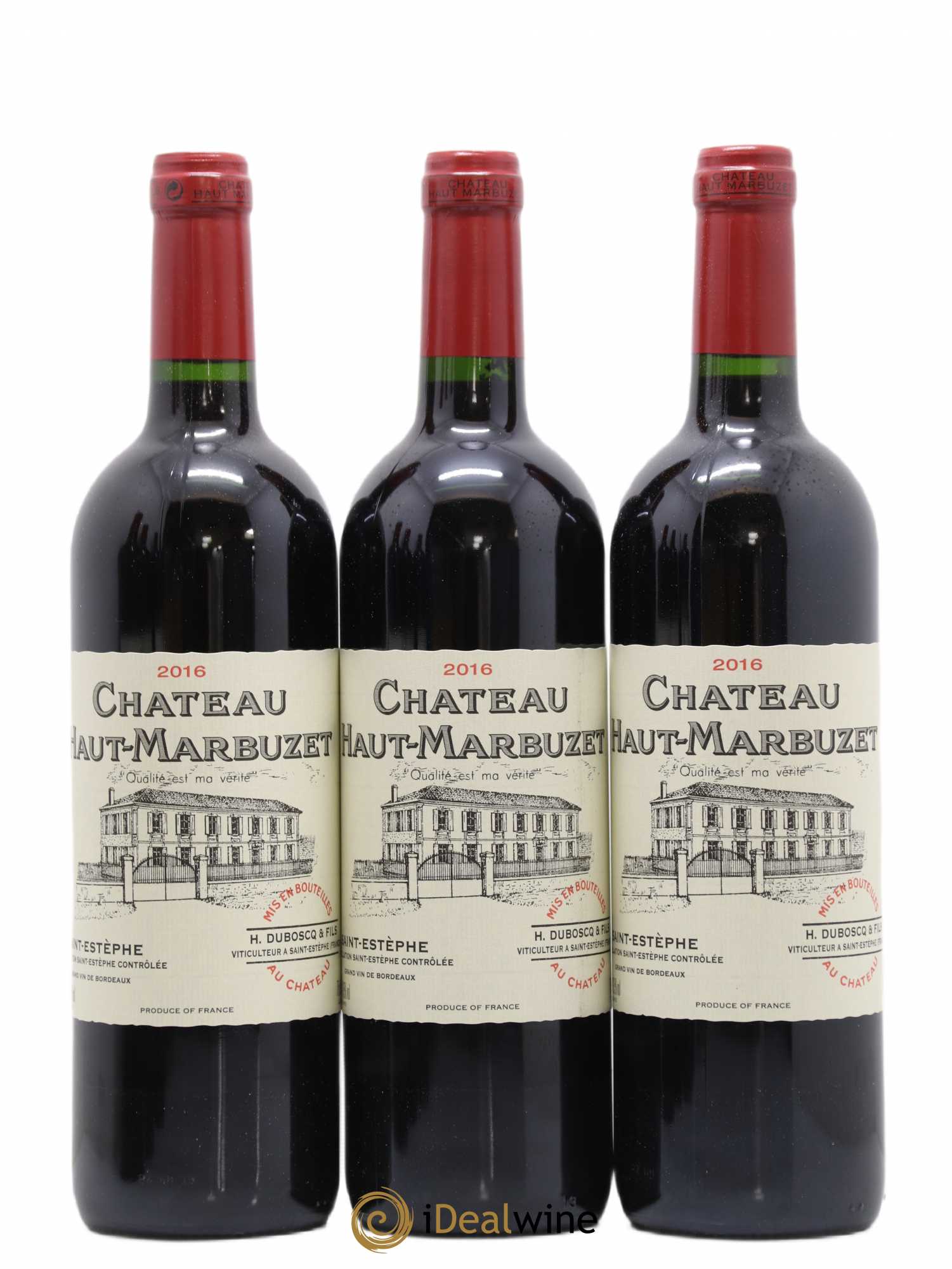 Château Haut Marbuzet 2016 - Lot de 6 bouteilles - 1
