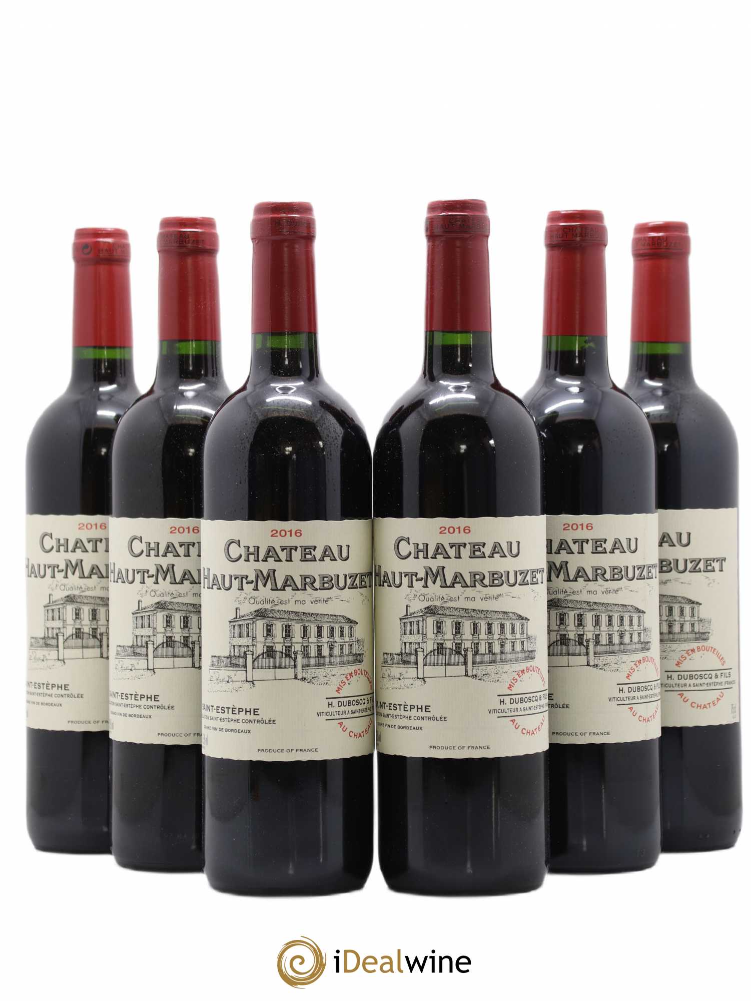 Château Haut Marbuzet 2016 - Lot de 6 bouteilles - 0
