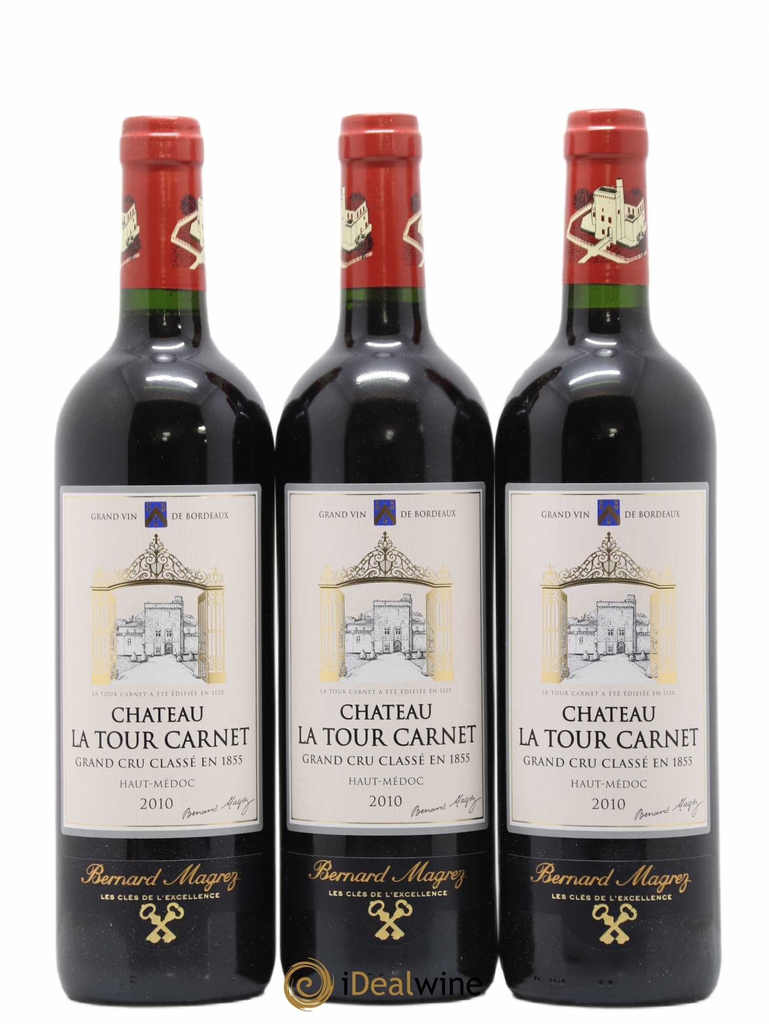 Château la Tour Carnet 4ème Grand Cru Classé 2010 - Lot de 6 bouteilles - 2