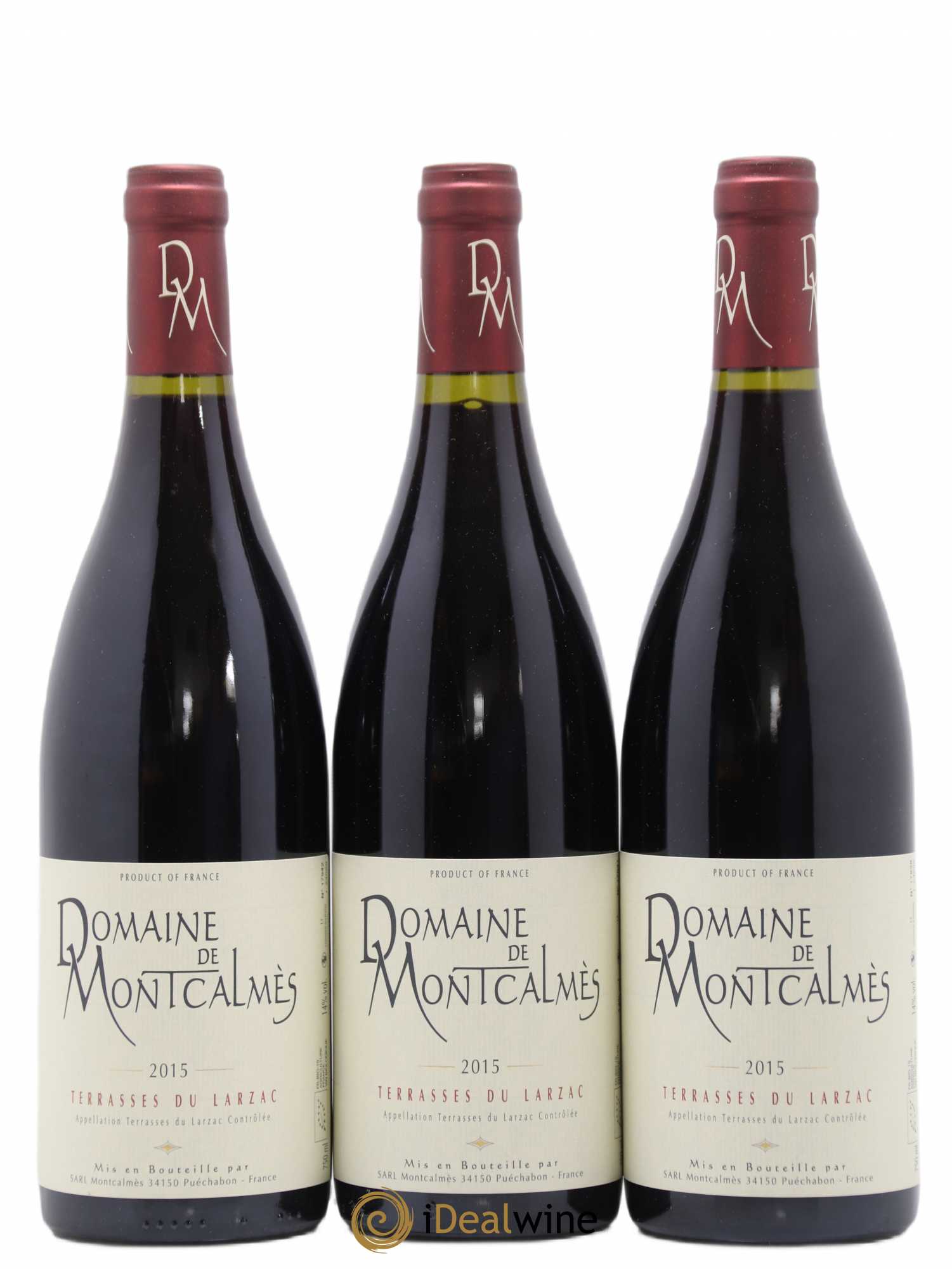 Terrasses du Larzac Domaine de Montcalmès Frédéric Pourtalié 2015 - Lot de 6 bouteilles - 1