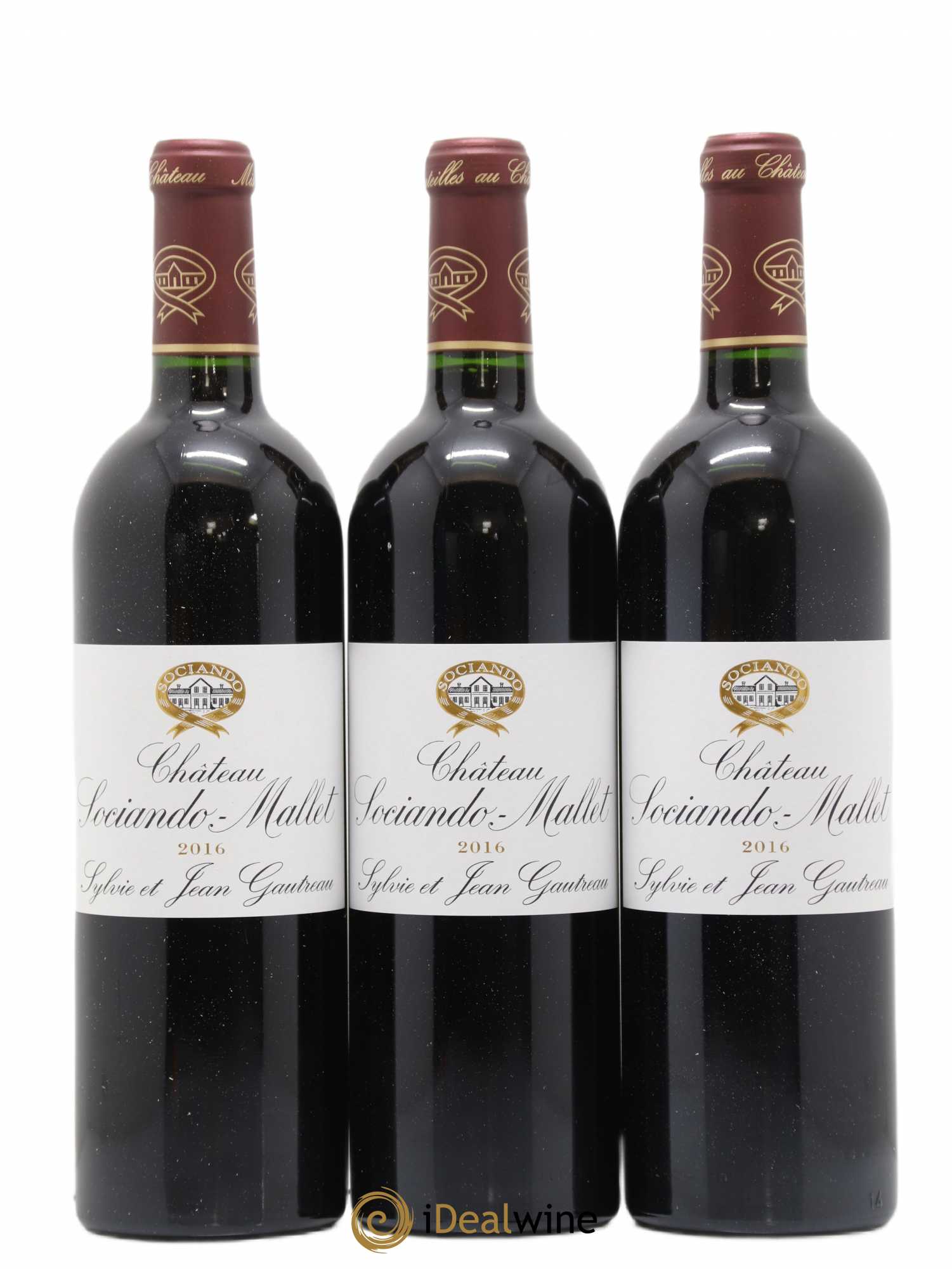 Château Sociando Mallet 2016 - Lot de 6 bouteilles - 1