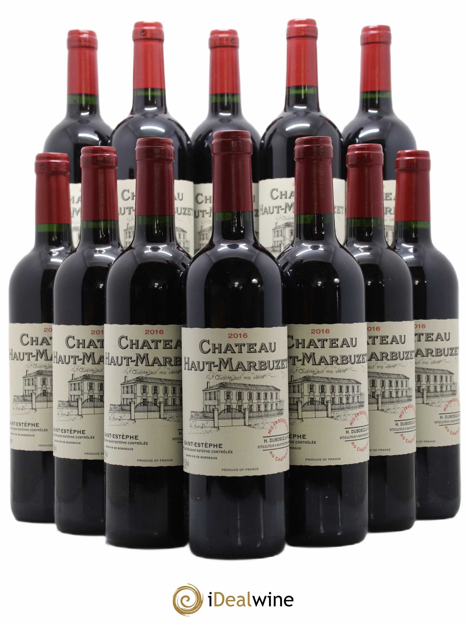 Château Haut Marbuzet (sans prix de réserve) 2016 - Lot de 12 bouteilles - 0