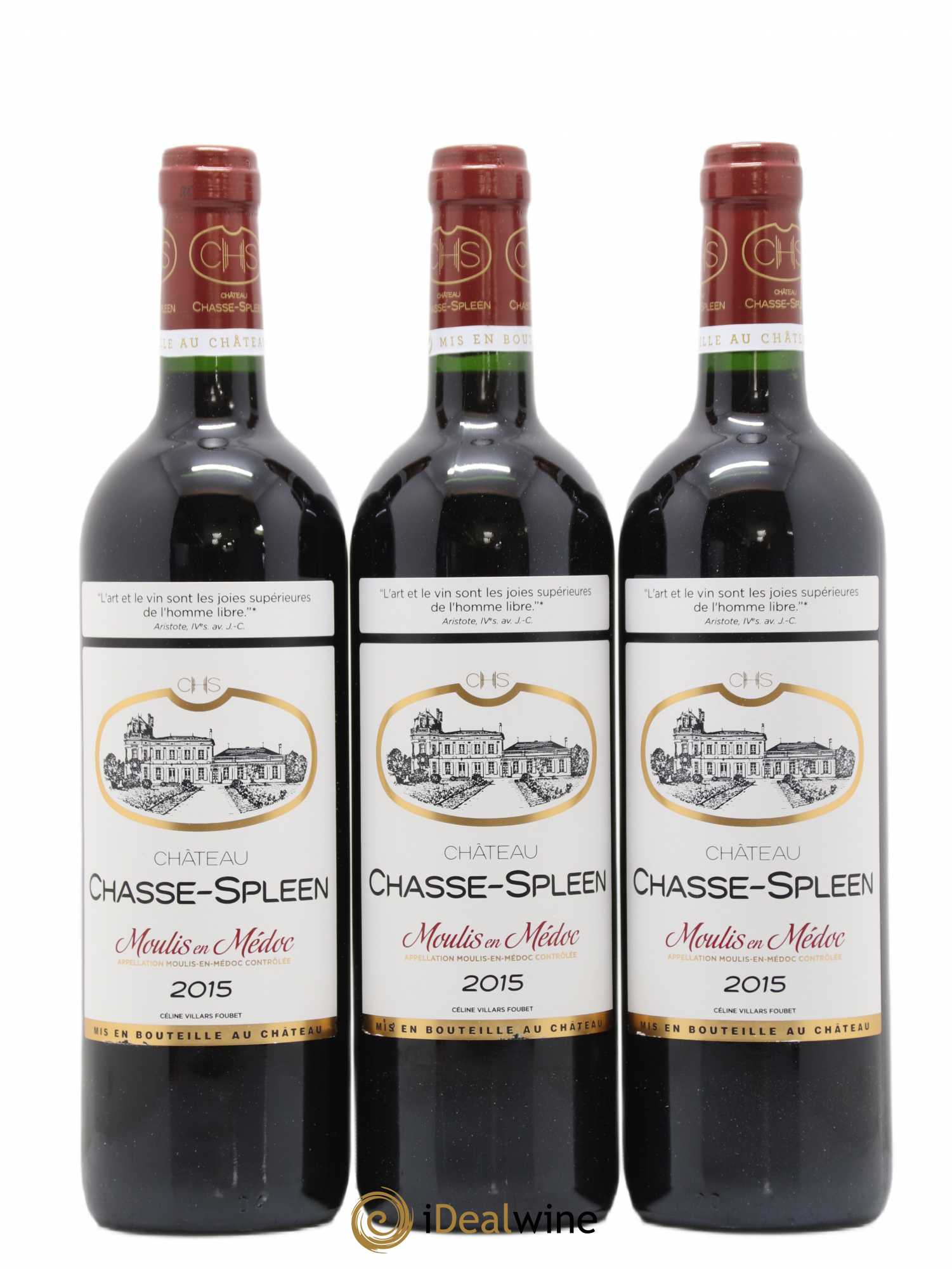 Château Chasse Spleen 2015 - Lot de 12 bouteilles - 3