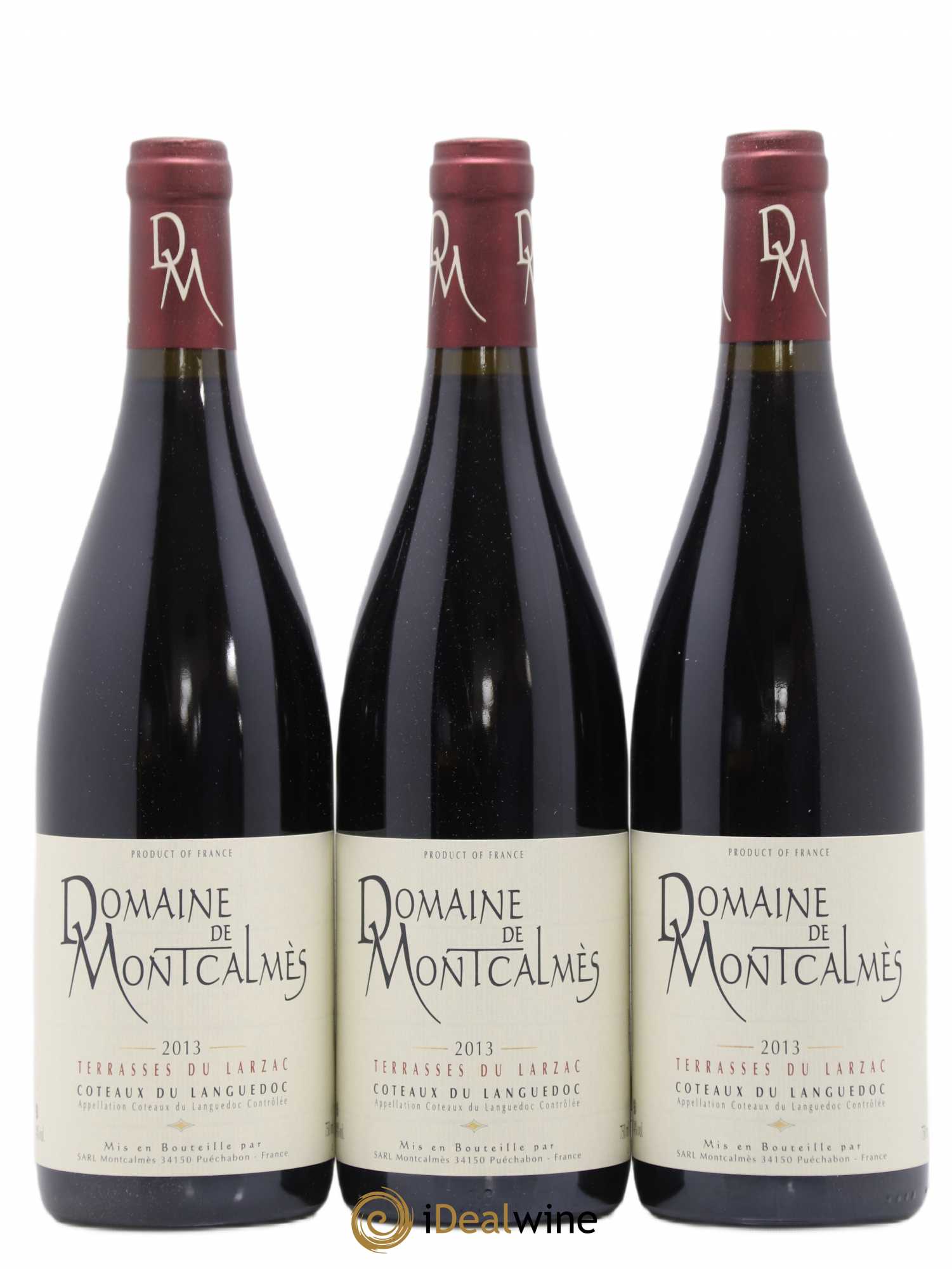 Terrasses du Larzac Domaine de Montcalmès Frédéric Pourtalié 2013 - Lot de 12 bouteilles - 1