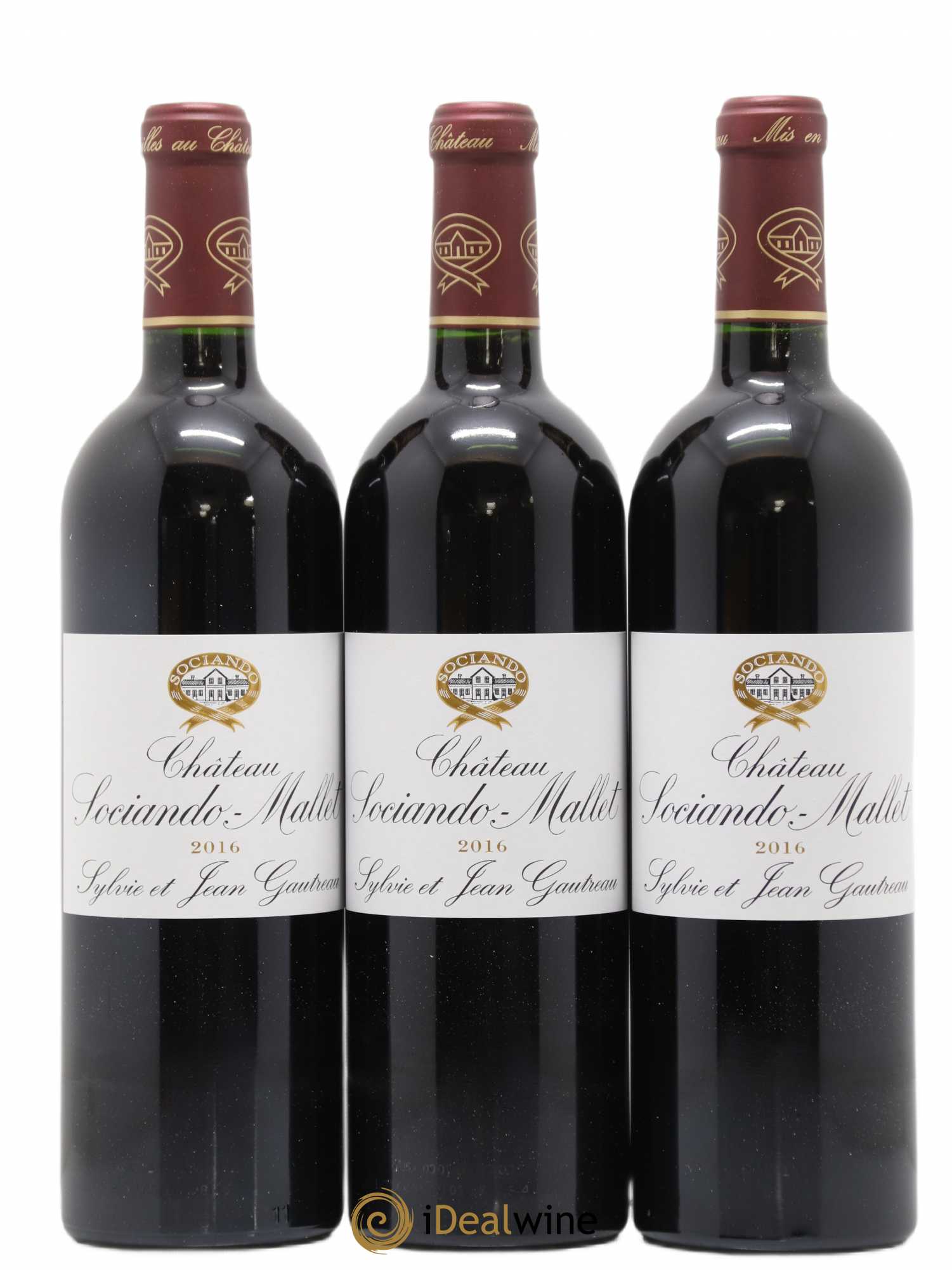Château Sociando Mallet 2016 - Lot de 6 bouteilles - 1