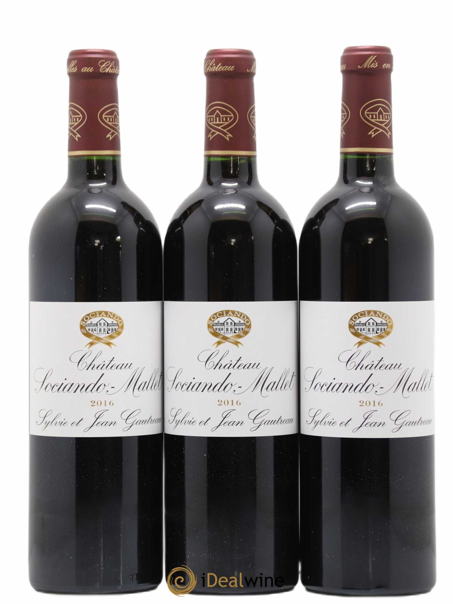 Château Sociando Mallet 2016 - Lot de 6 bouteilles - 2