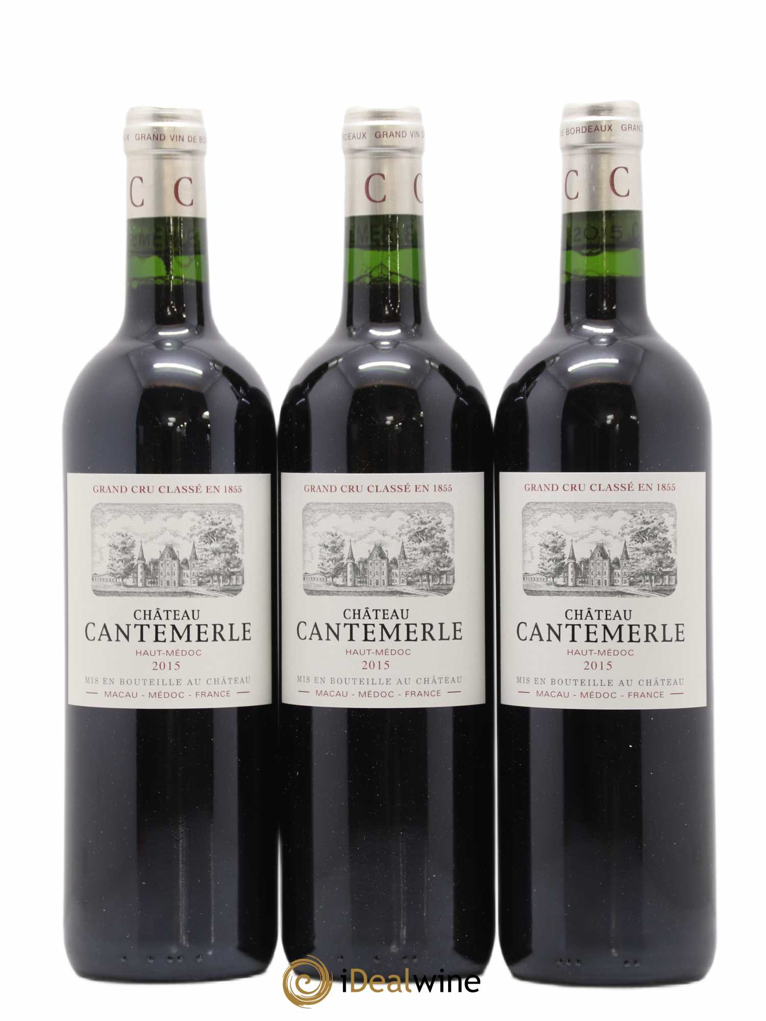 Château Cantemerle 5ème Grand Cru Classé 2015 - Lot de 12 bouteilles - 1