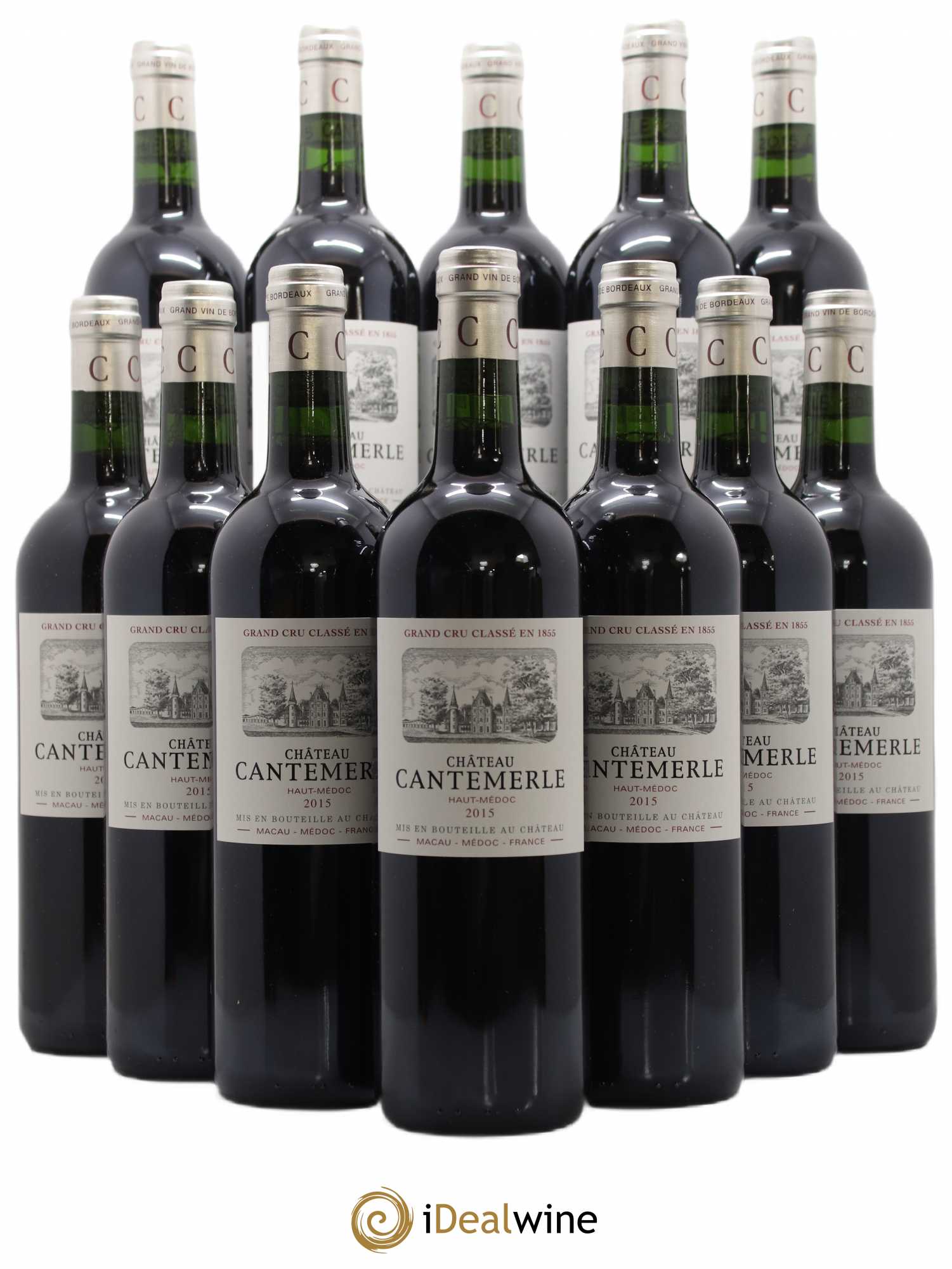 Château Cantemerle 5ème Grand Cru Classé 2015 - Lot de 12 bouteilles - 0