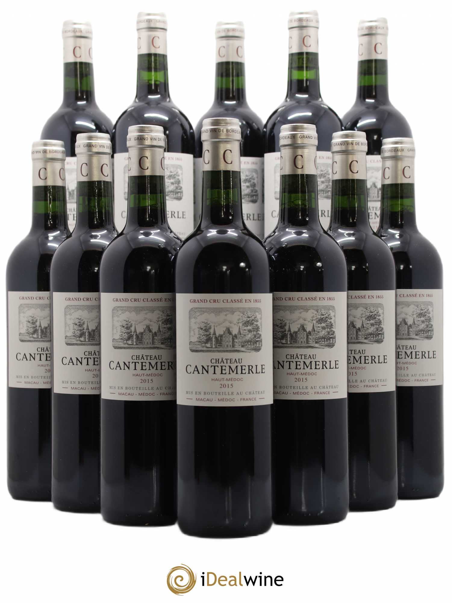Château Cantemerle 5ème Grand Cru Classé 2015 - Lot de 12 bouteilles - 0