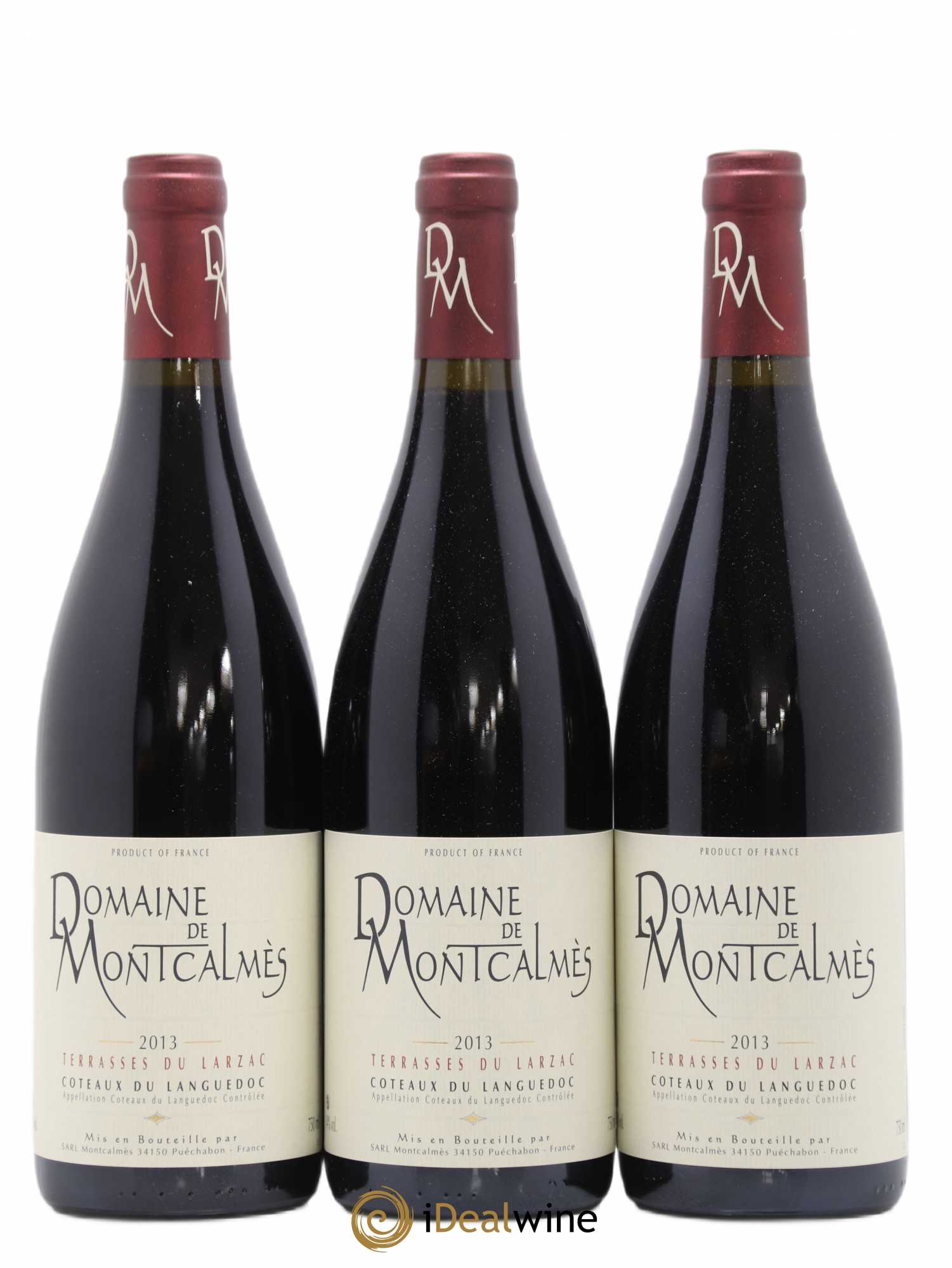 Terrasses du Larzac Domaine de Montcalmès Frédéric Pourtalié (sans prix de réserve) 2013 - Lot de 12 bouteilles - 2