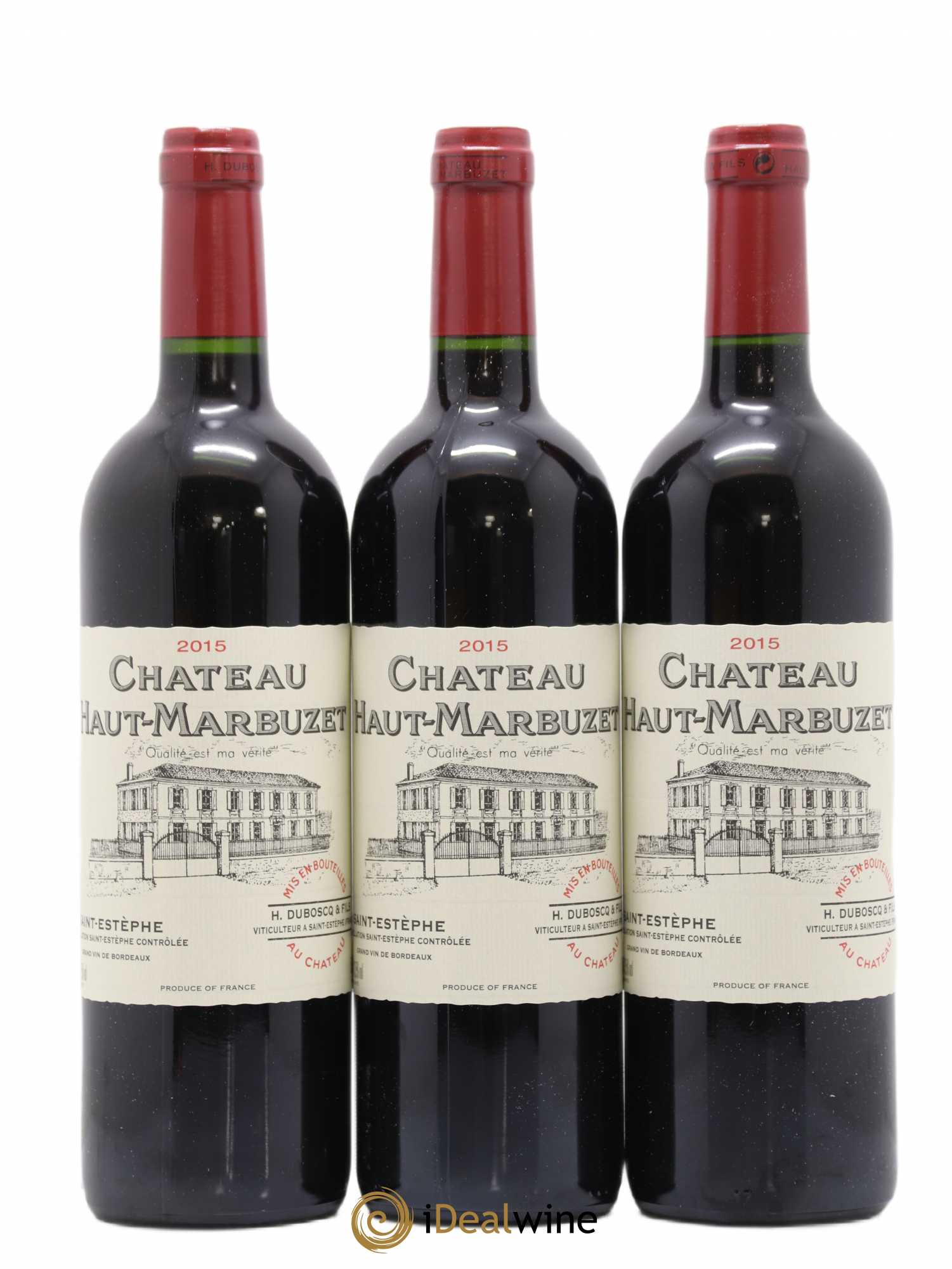 Château Haut Marbuzet 2015 - Lot de 12 bouteilles - 1