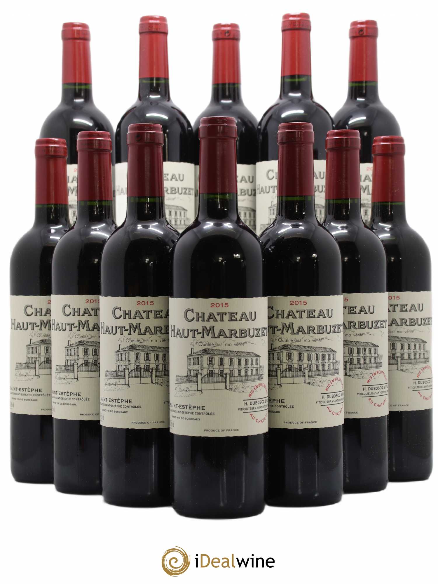 Château Haut Marbuzet 2015 - Lot de 12 bouteilles - 0