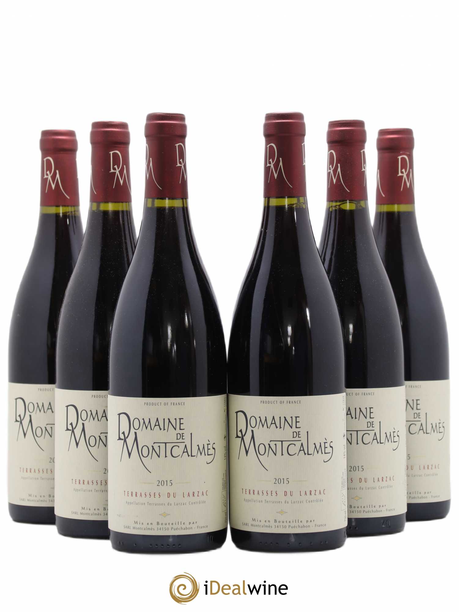Terrasses du Larzac Domaine de Montcalmès Frédéric Pourtalié 2015 - Lot de 6 bouteilles - 0