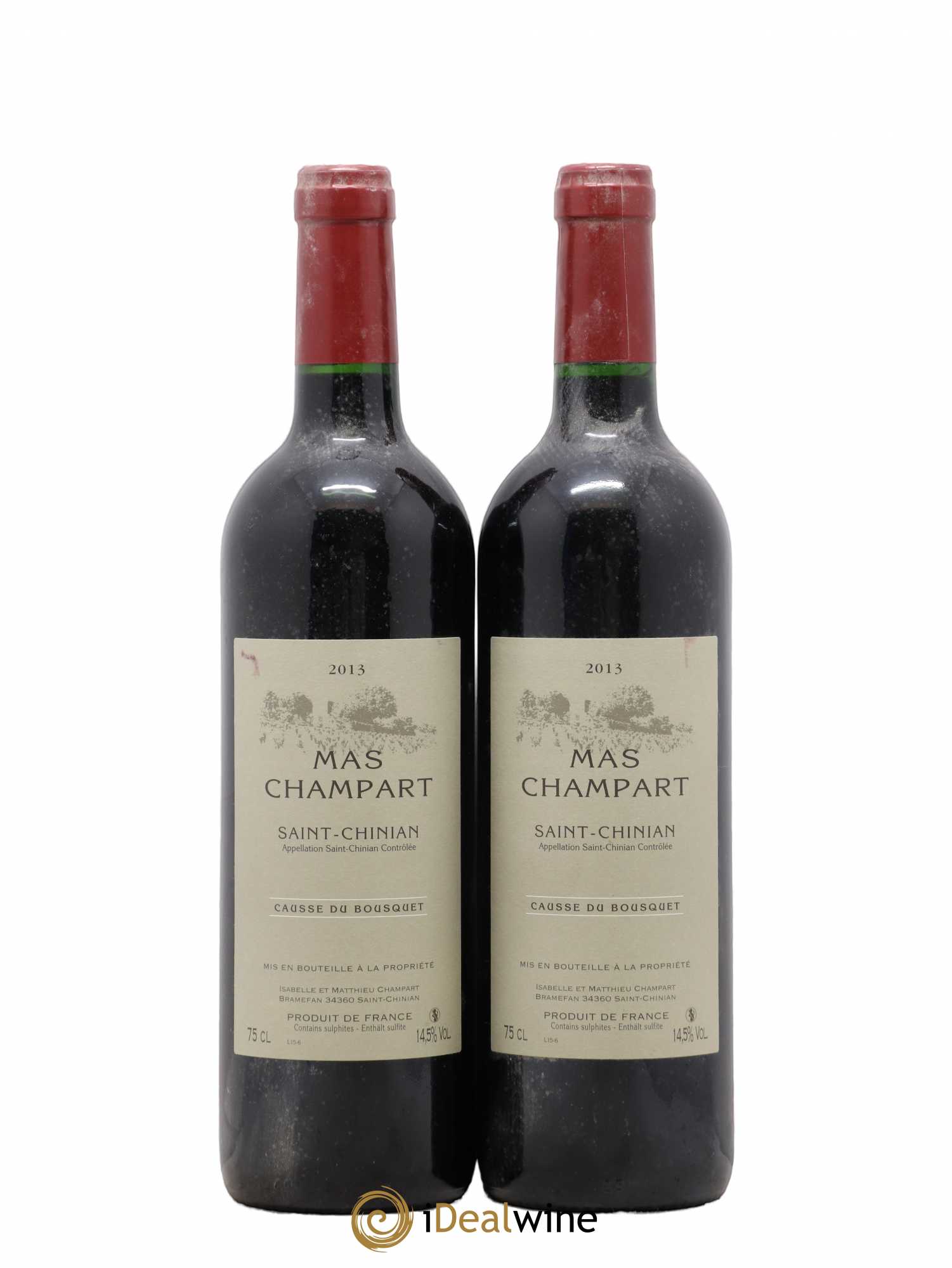 Saint-Chinian Mas Champart Causse du Bousquet Isabelle et Mathieu Champart 2013 - Lot de 2 bouteilles - 0