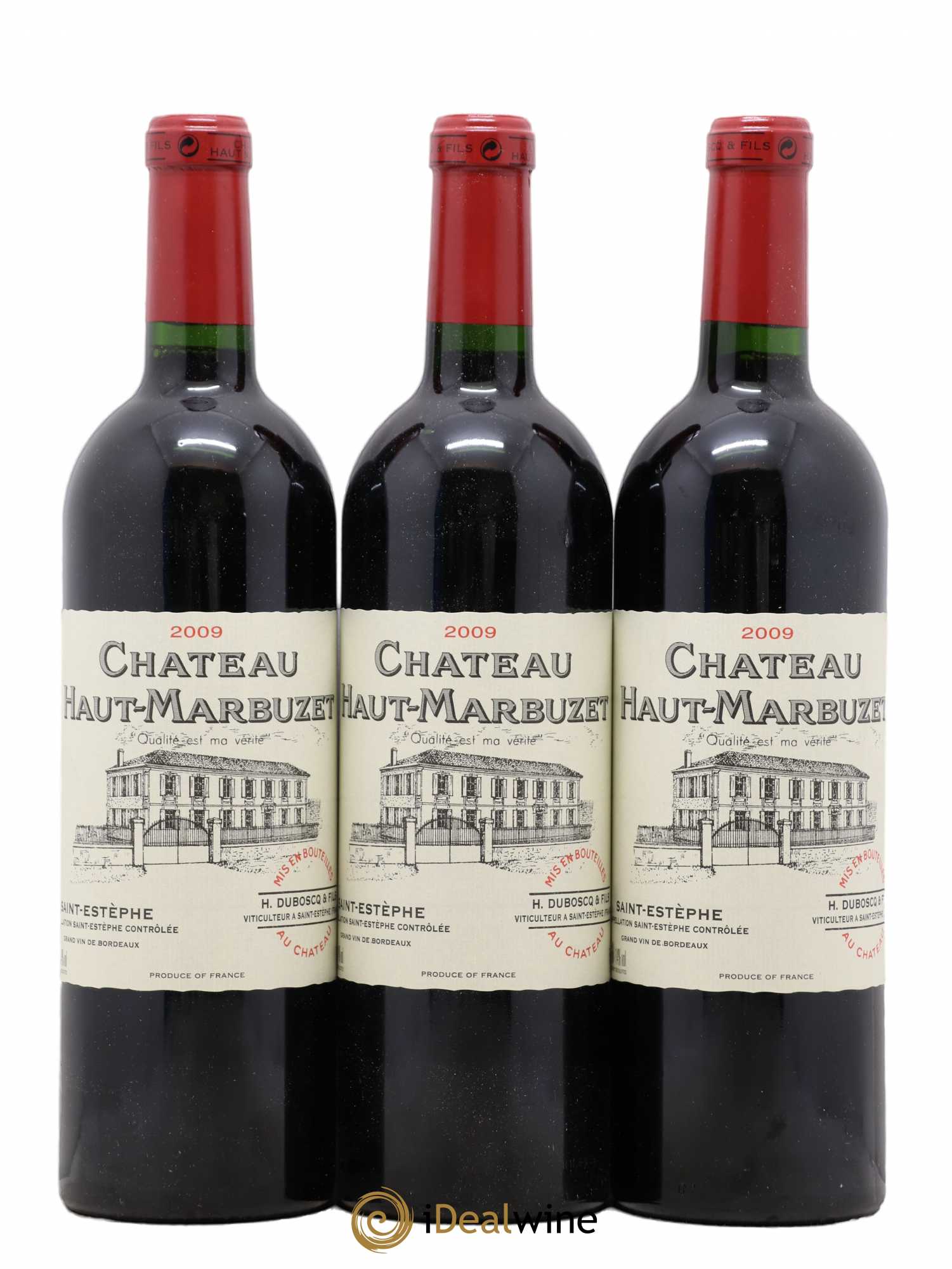 Château Haut Marbuzet 2009 - Lot de 3 bouteilles - 0