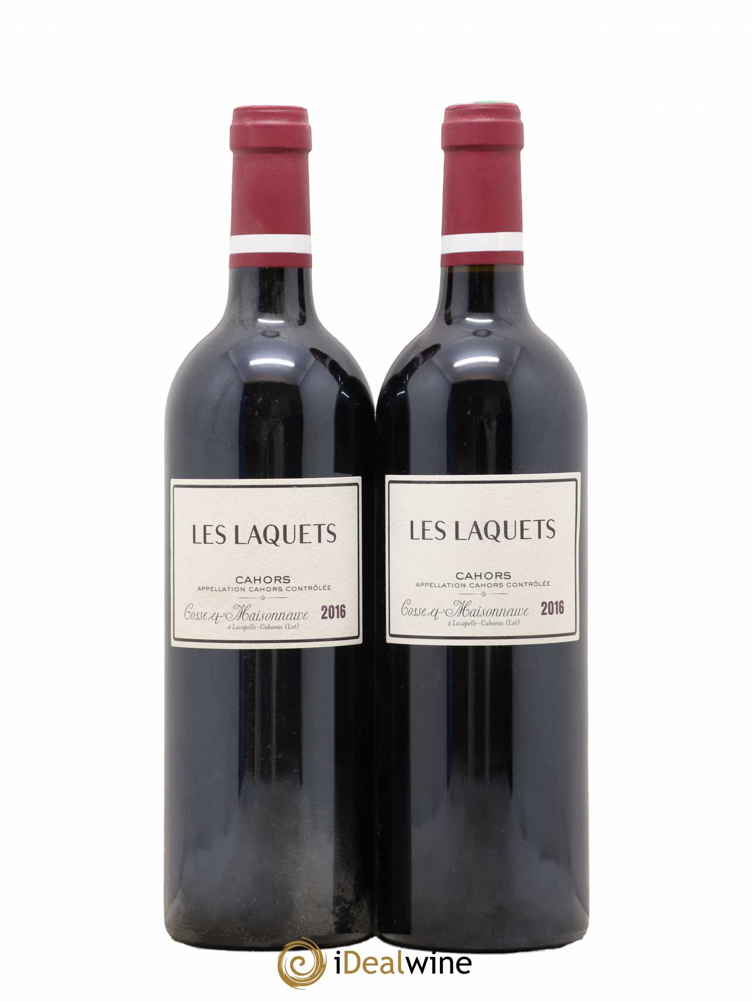 Cahors Les Laquets Cosse-Maisonneuve (Domaine) 2016 - Lot de 2 bouteilles - 0