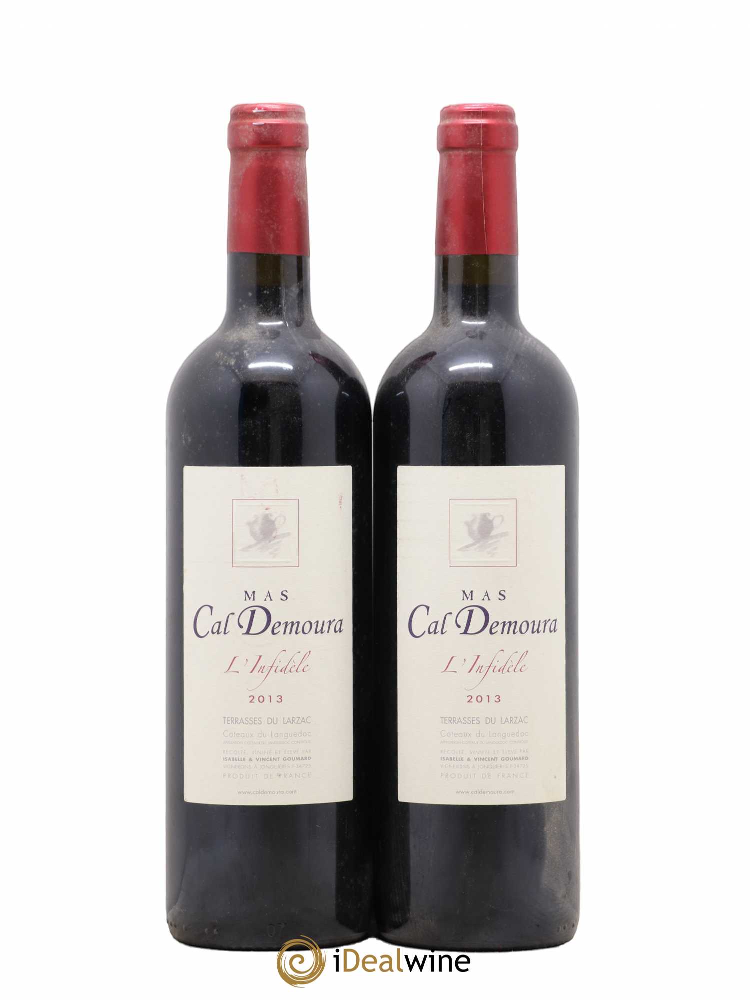 Terrasses du Larzac L'Infidèle Mas Cal Demoura 2013 - Lot de 2 bouteilles - 0