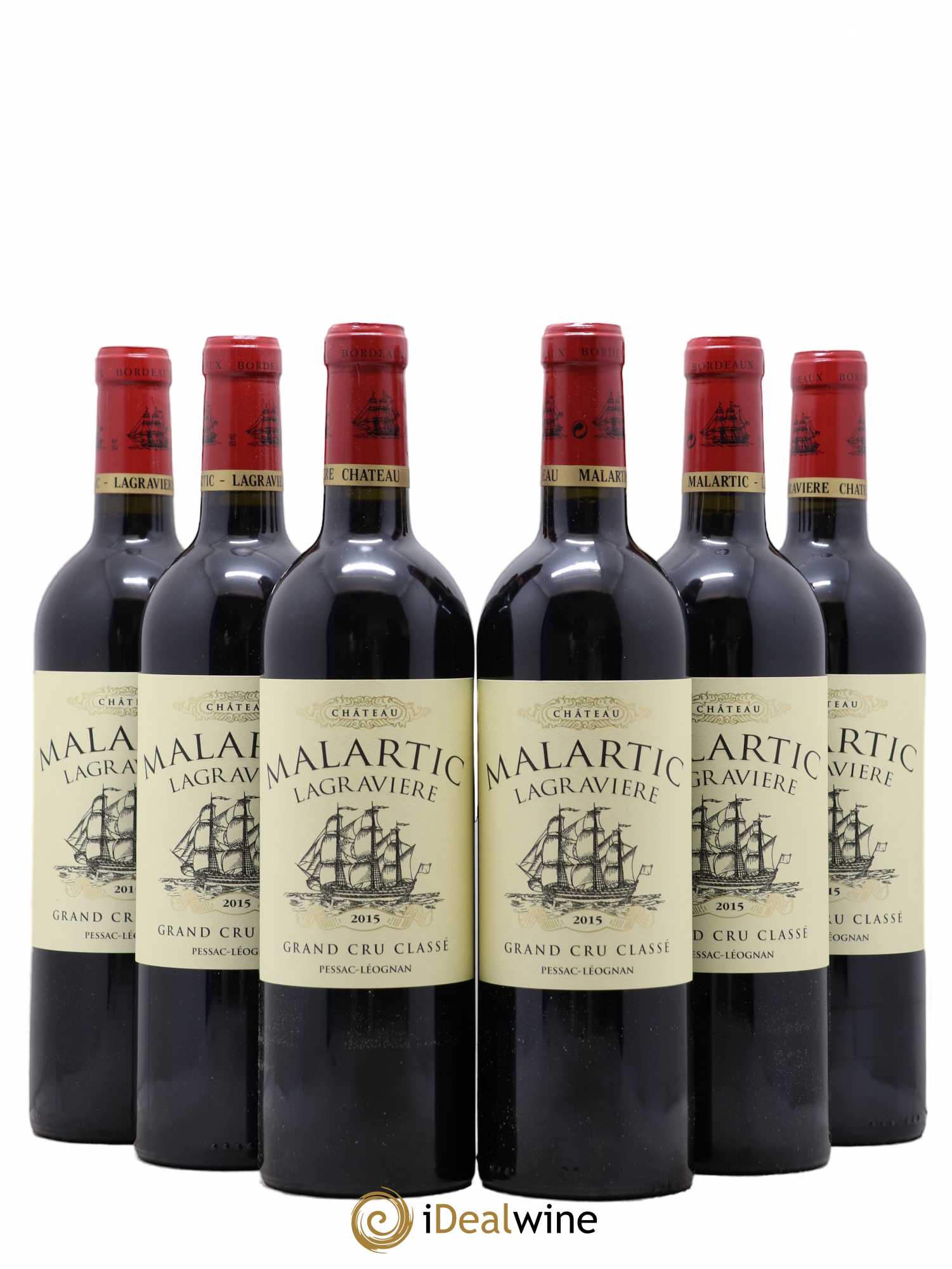 Château Malartic-Lagravière Cru Classé de Graves 2015 - Lot de 6 bouteilles - 0